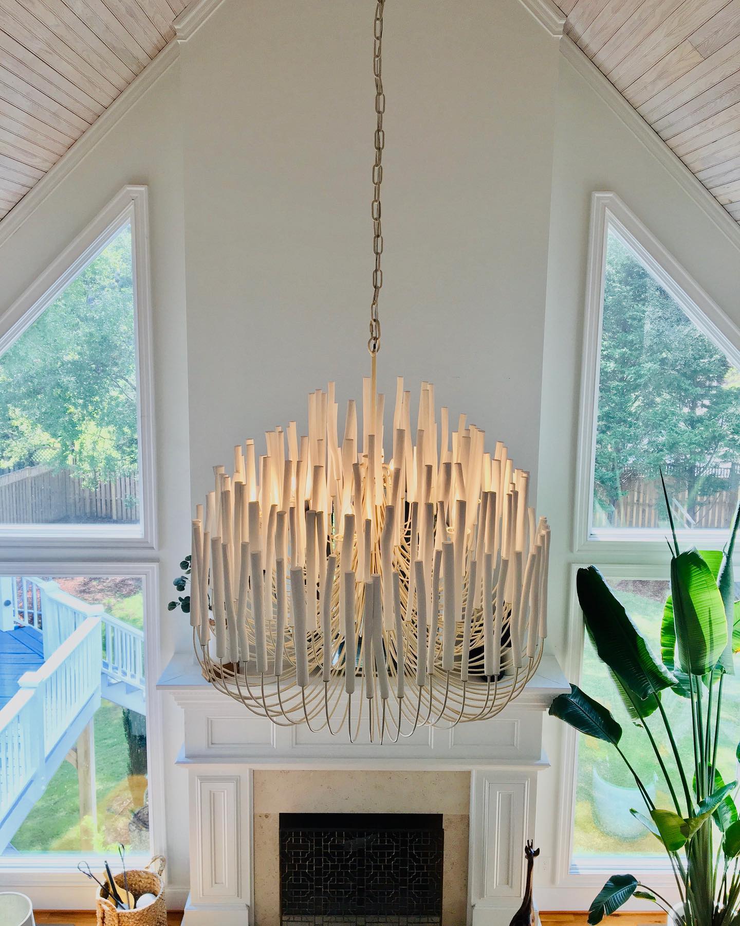 Nyphaiel Lustre en Bois Luxe Postmoderne