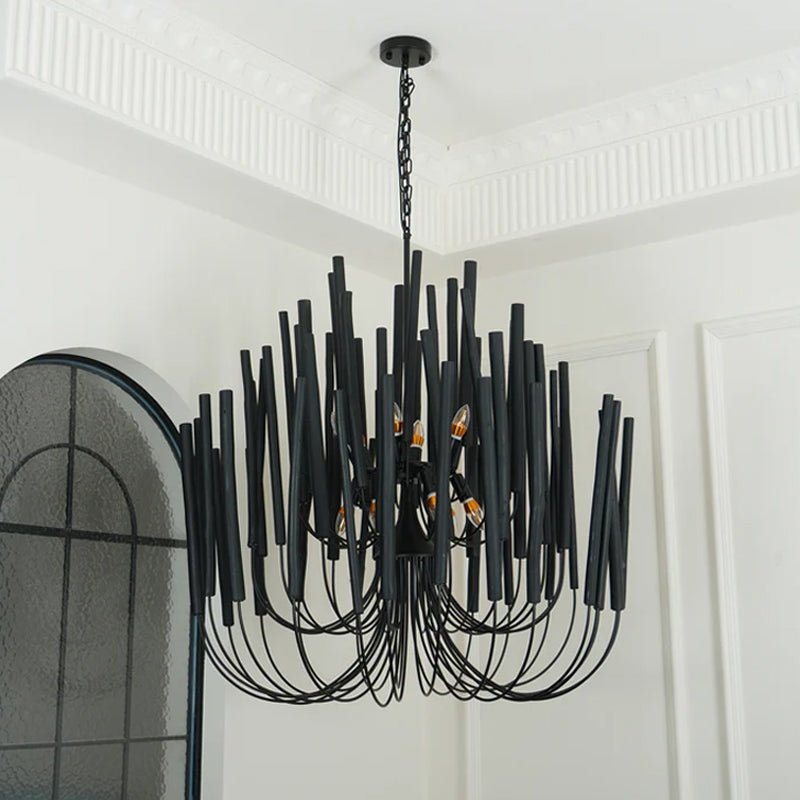 Nyphaiel Lustre en Bois Luxe Postmoderne