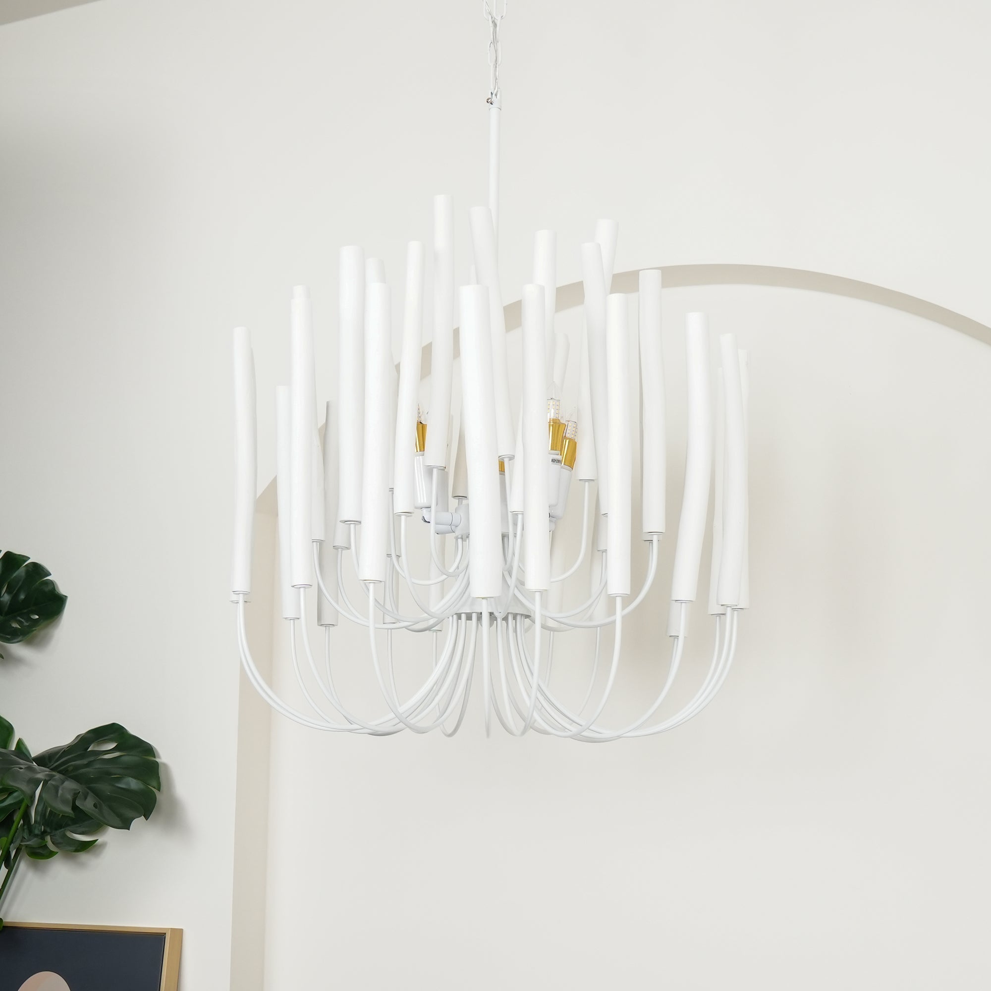 Nyphaiel Lustre en Bois Luxe Postmoderne