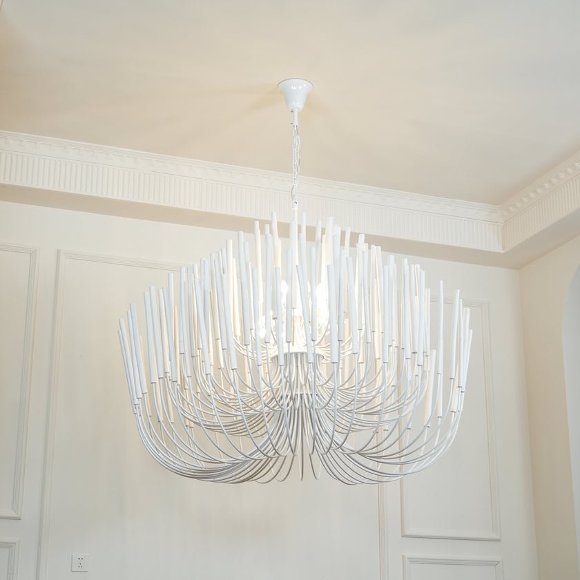 Nyphaiel Lustre en Bois Luxe Postmoderne