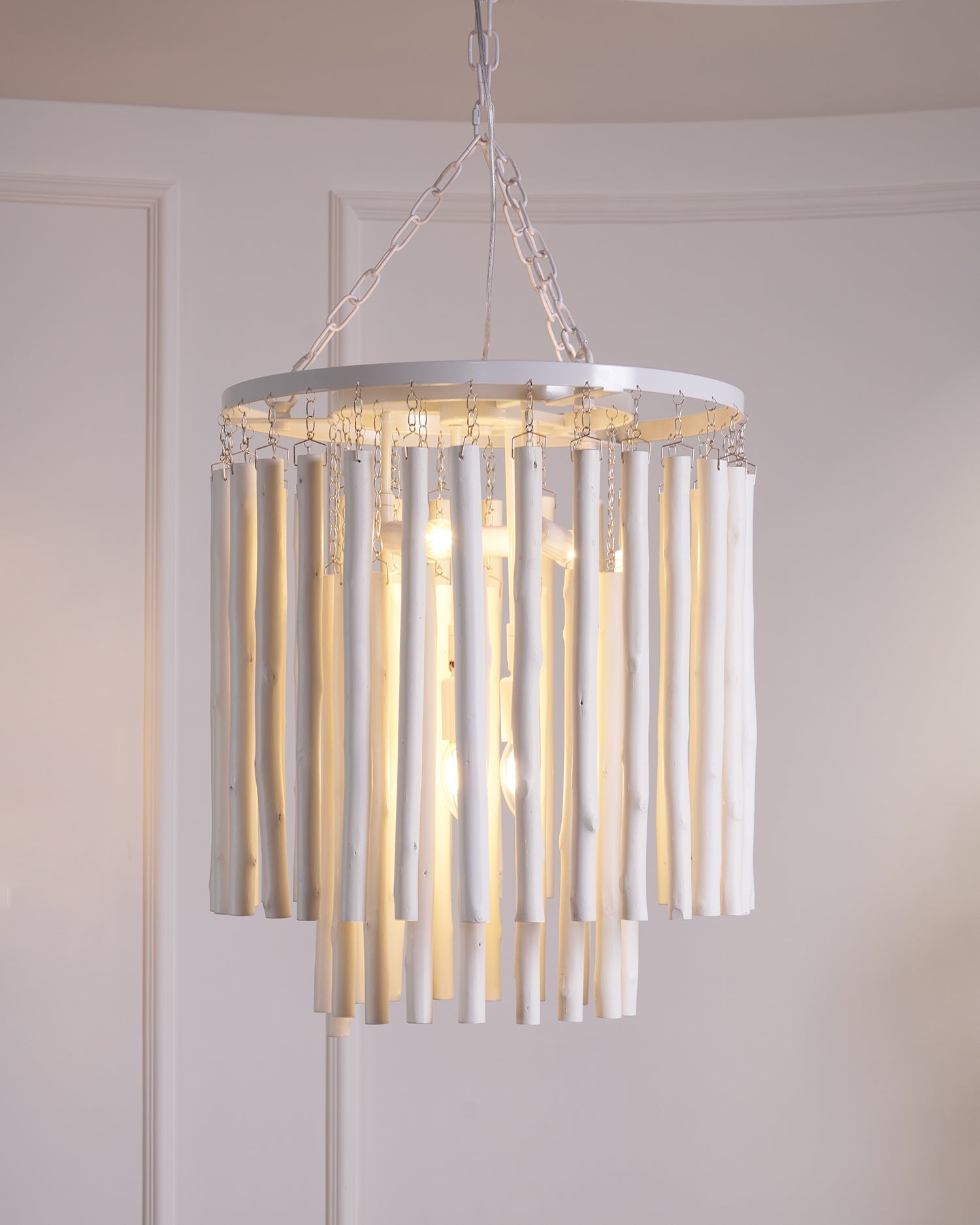 Nyphaiel Lustre en Bois Luxe Postmoderne