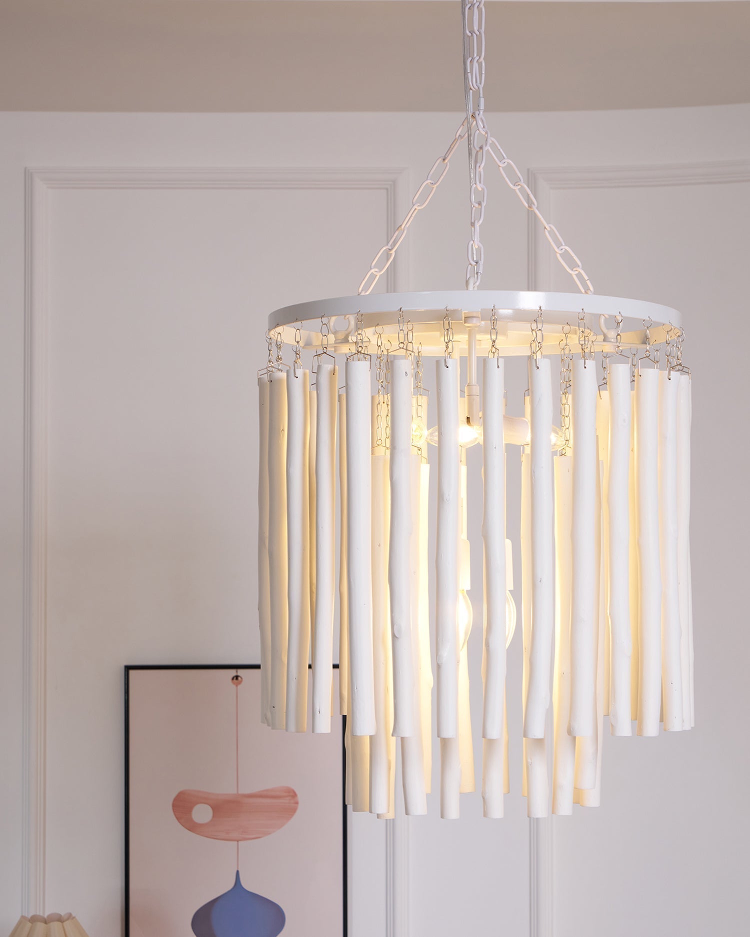 Nyphaiel Lustre en Bois Luxe Postmoderne