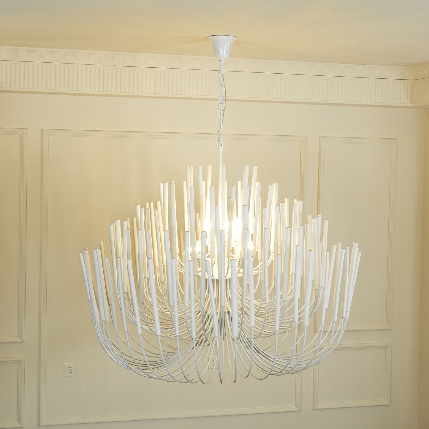 Nyphaiel Lustre en Bois Luxe Postmoderne