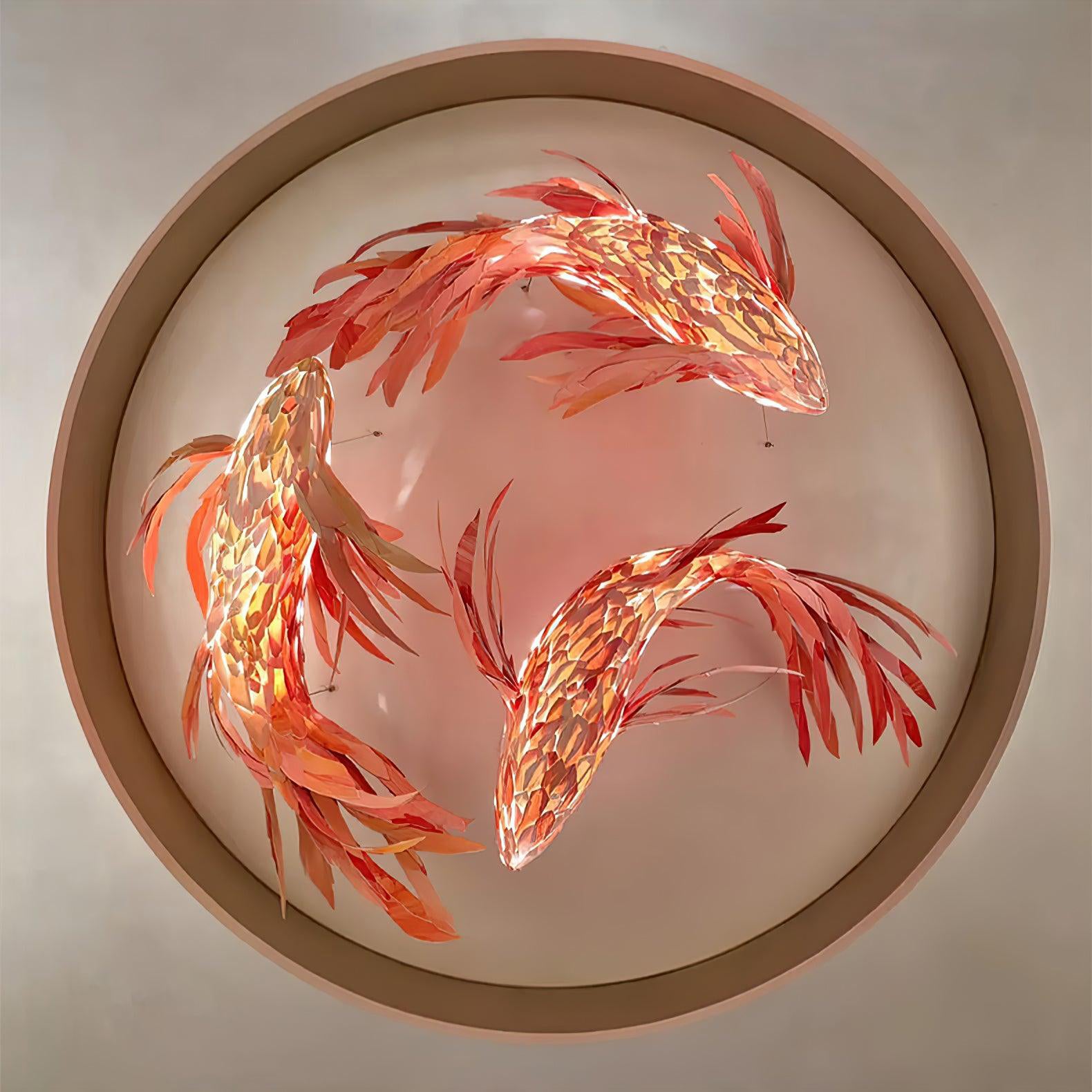 Orshair Individuel Créativité Métal Bois Lustre