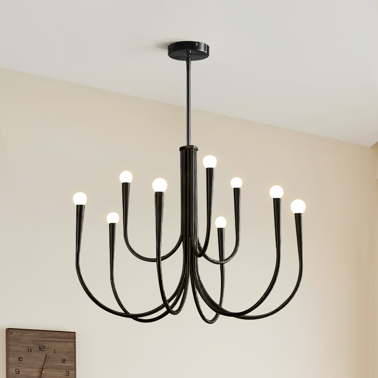 Lustra Lustre Bras Swoop Laiton Minimaliste