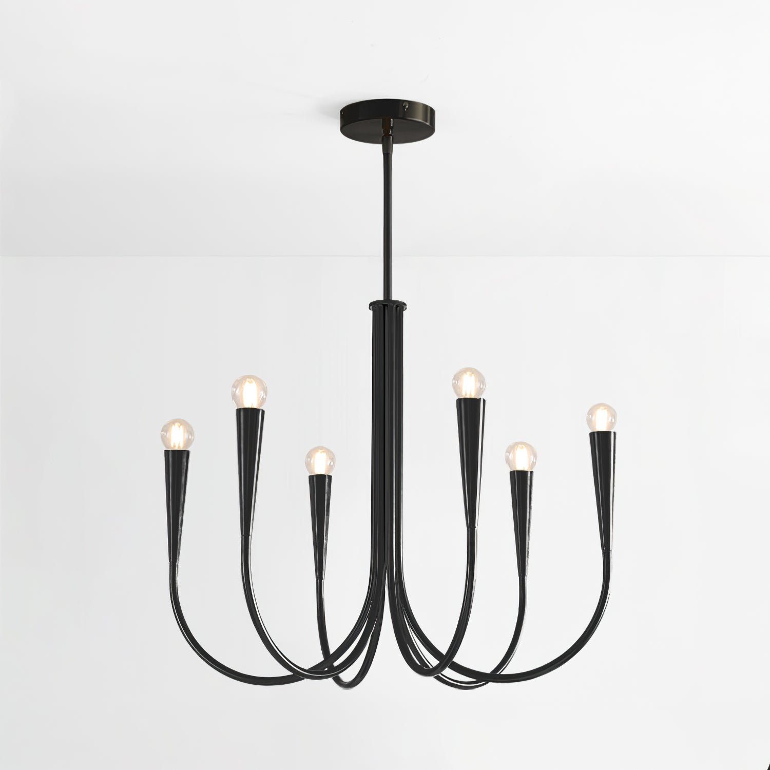 Lustra Lustre Bras Swoop Laiton Minimaliste