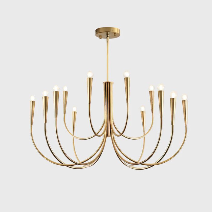 Lustra Lustre Bras Swoop Laiton Minimaliste