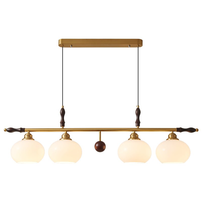 Sylvara Suspension en Bois et Verre Premium