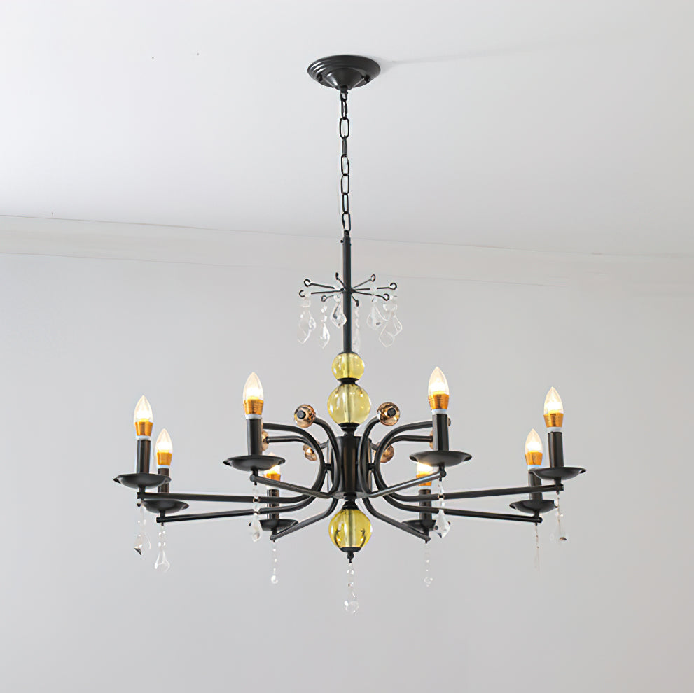 Candelabra Lustre Vintage en Métal