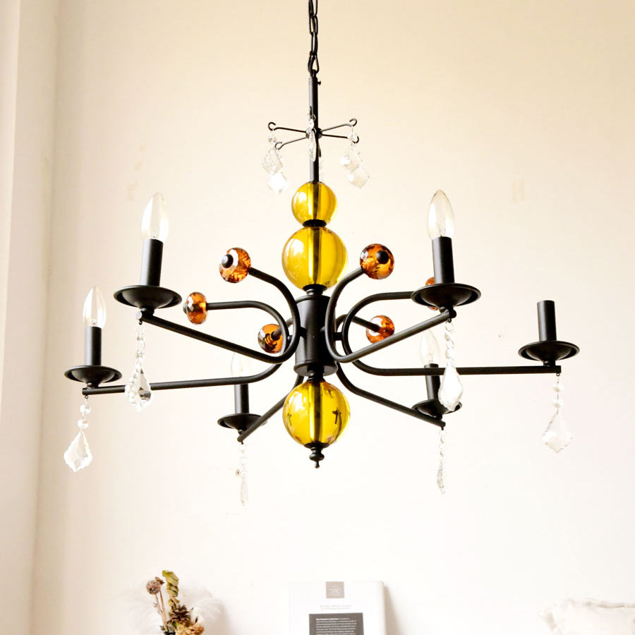 Candelabra Lustre Vintage en Métal