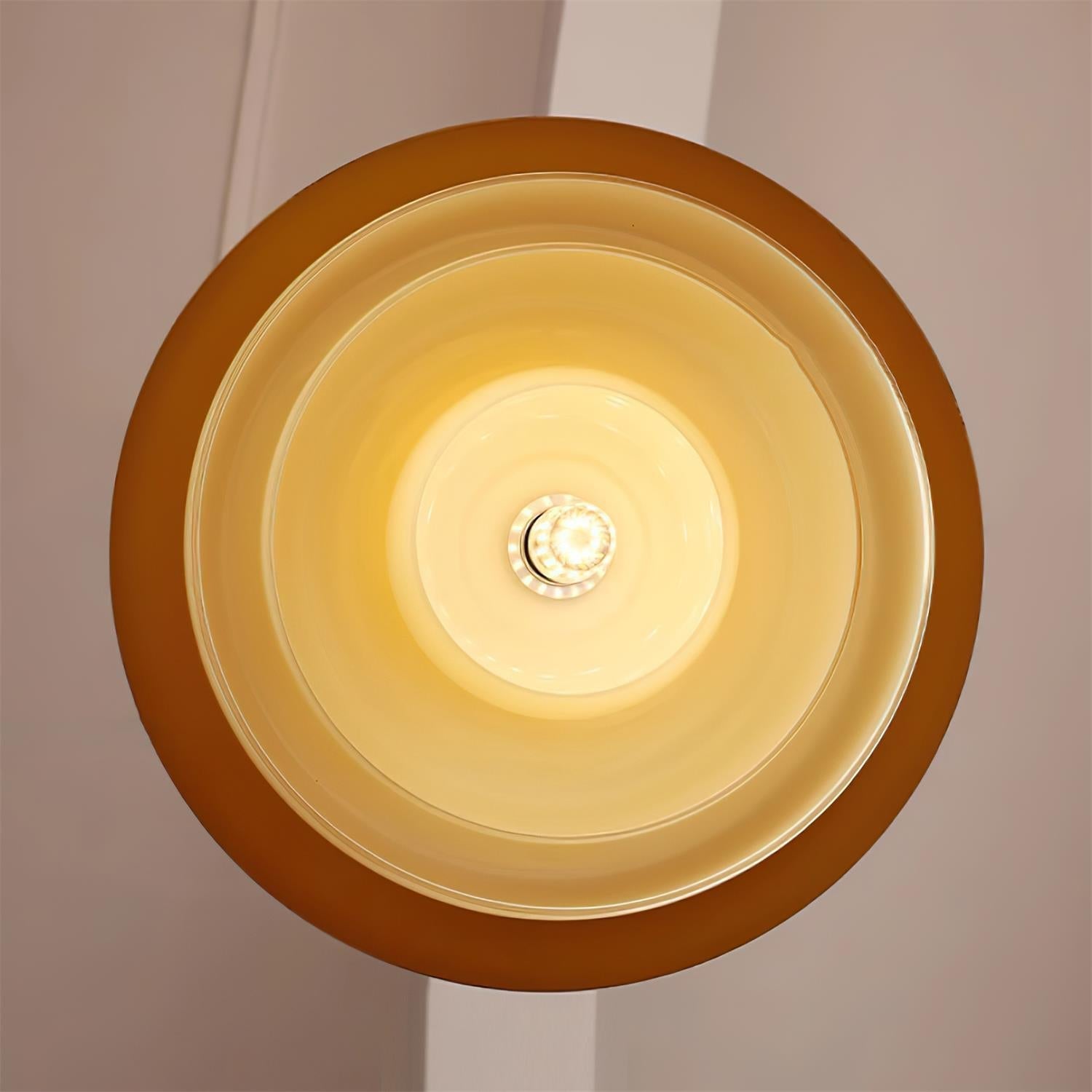 Tabit Suspension Vieilli Laiton Stratifié Verre