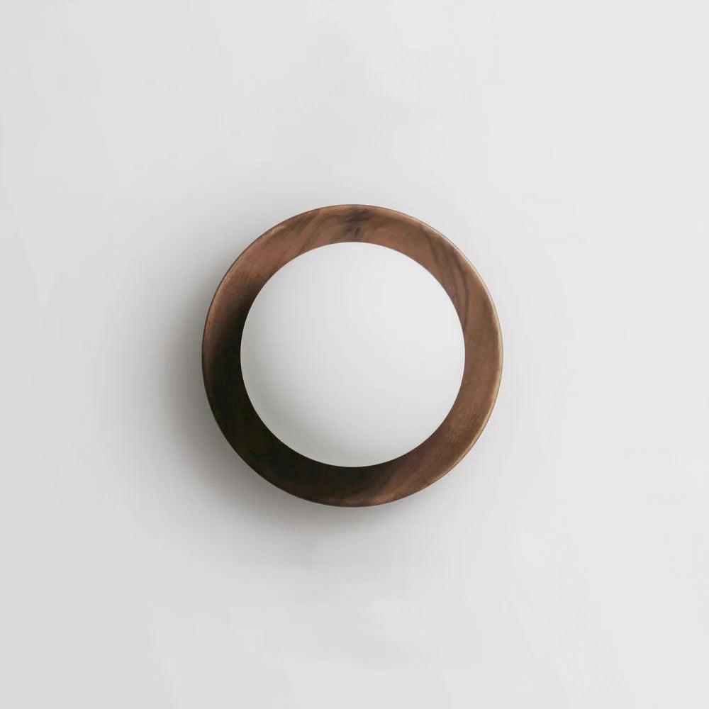 Aetherin Applique murale avec cadre en bois, style minimaliste