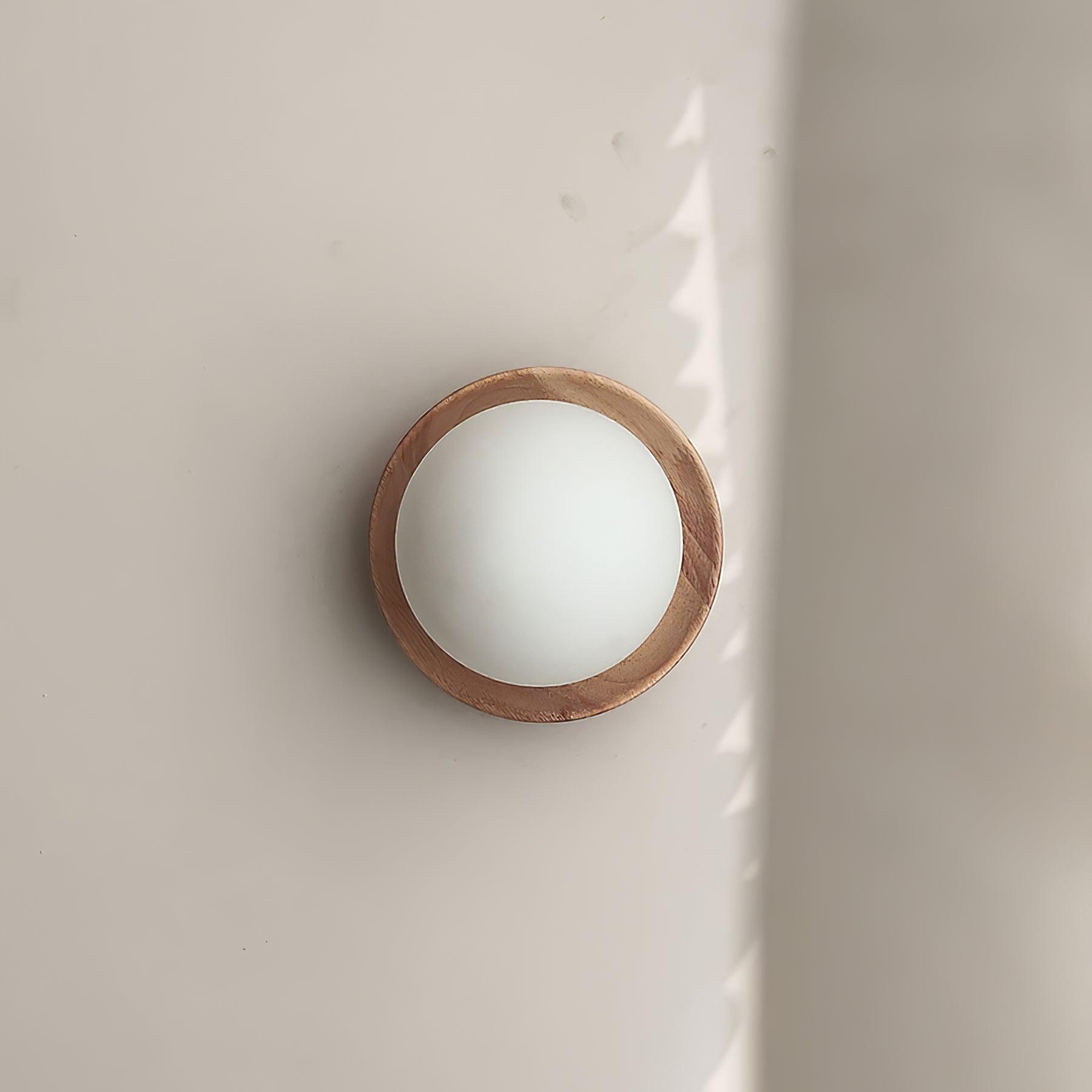 Aetherin Applique murale avec cadre en bois, style minimaliste