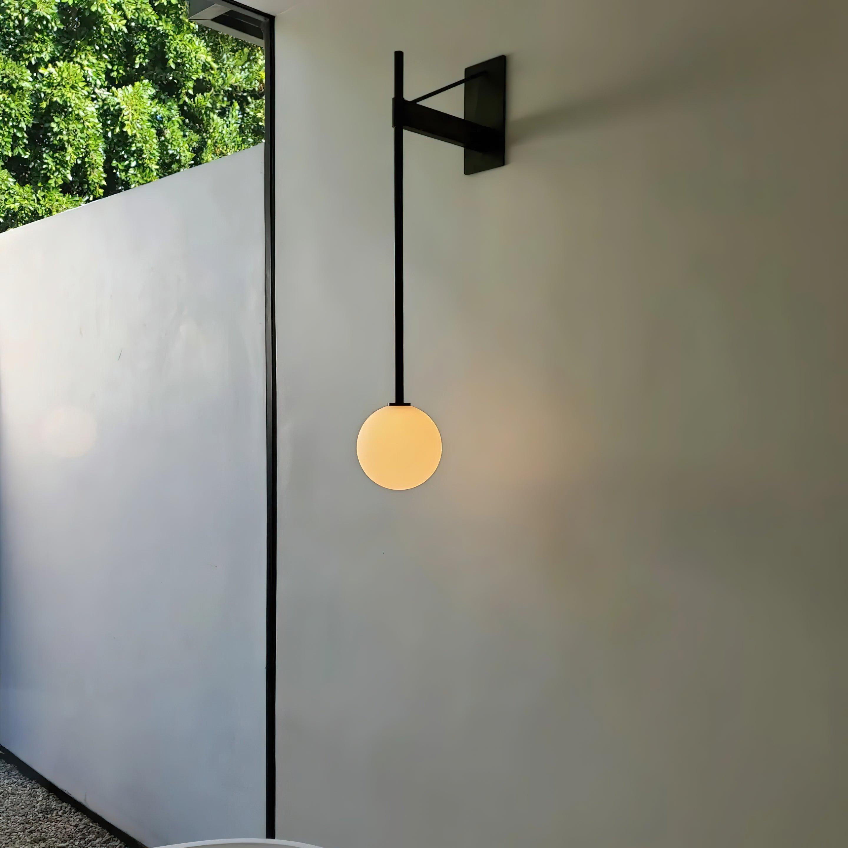 Luna Applique Murale Minimaliste en Verre