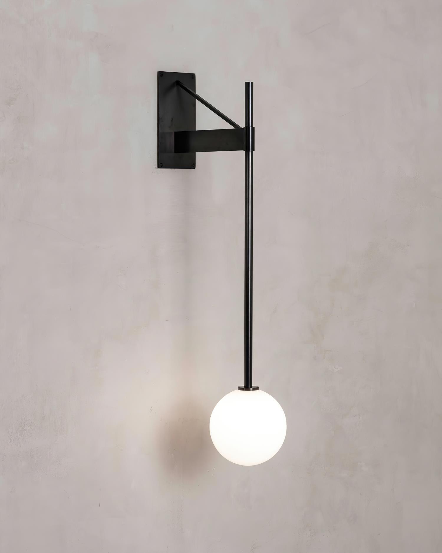 Luna Applique Murale Minimaliste en Verre