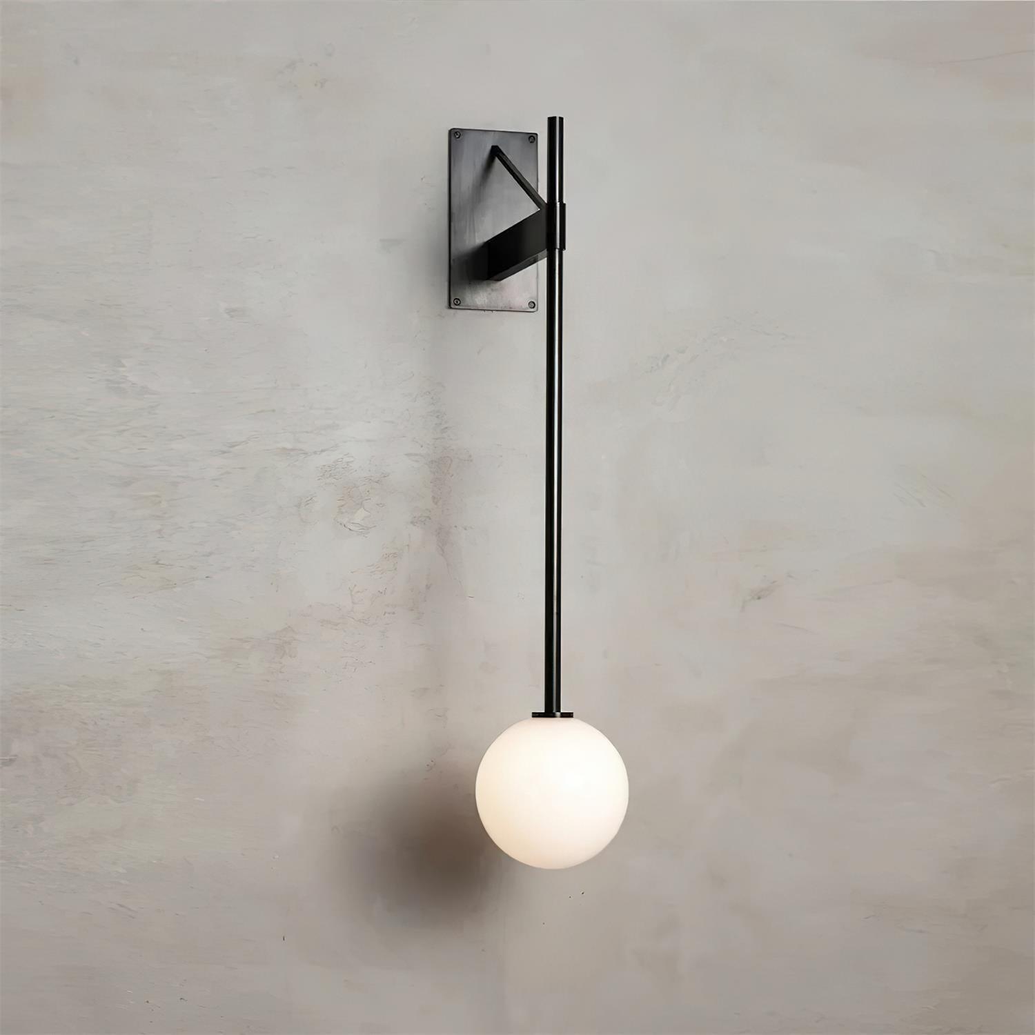 Luna Applique Murale Minimaliste en Verre