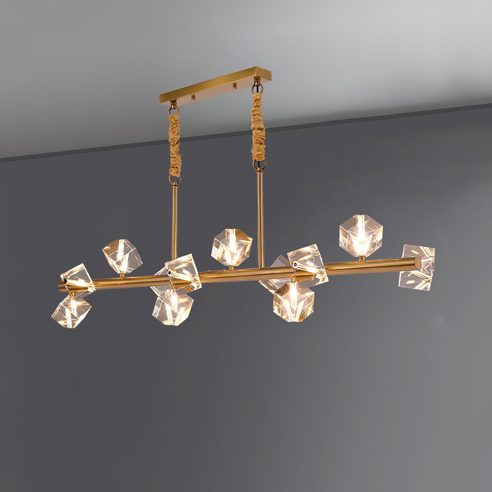 Eurthiel Lustre Pendentif Cristal Luxe