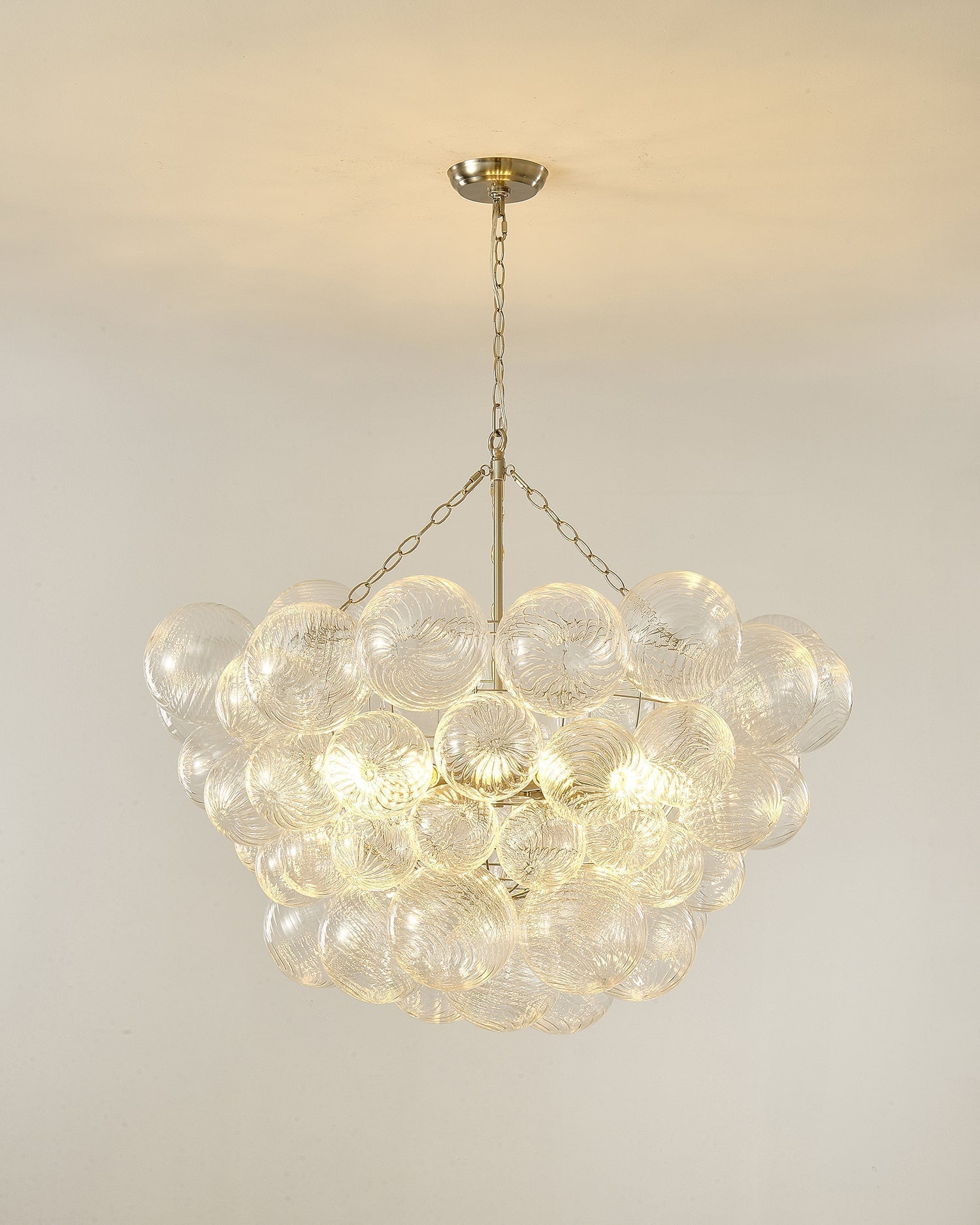 Talia Lustre Sphère en Verre Cascade