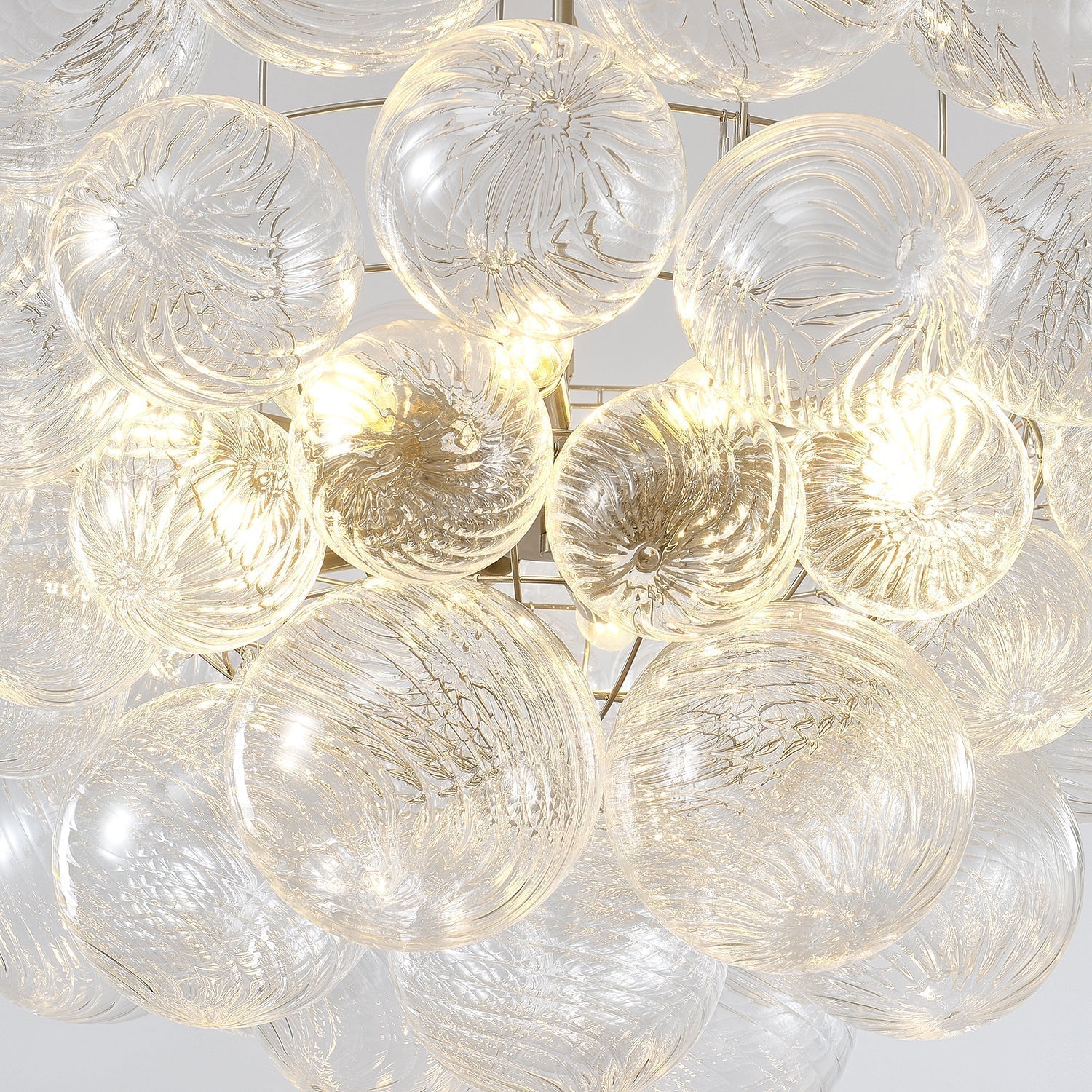 Talia Lustre Sphère en Verre Cascade