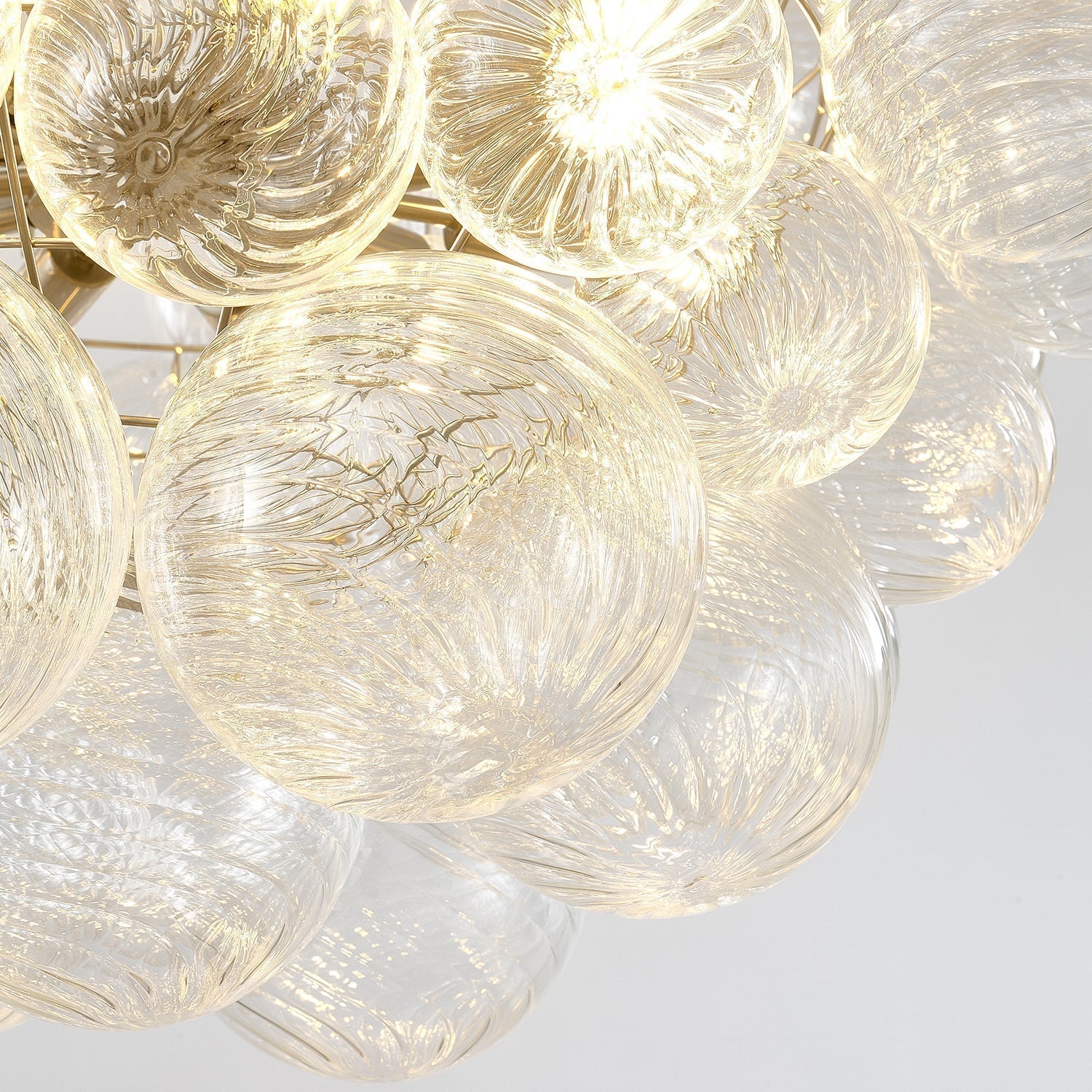 Talia Lustre Sphère en Verre Cascade