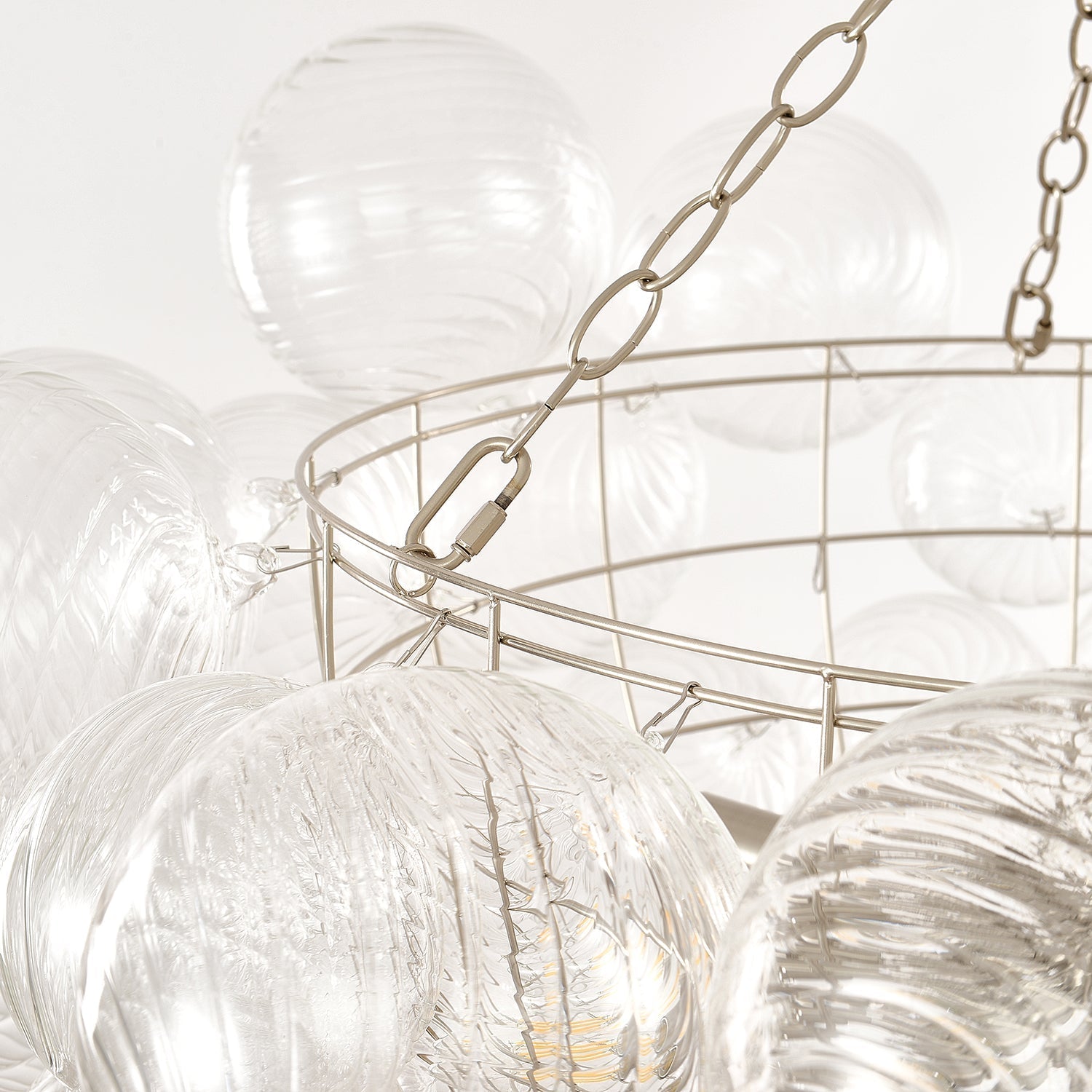 Talia Lustre Sphère en Verre Cascade