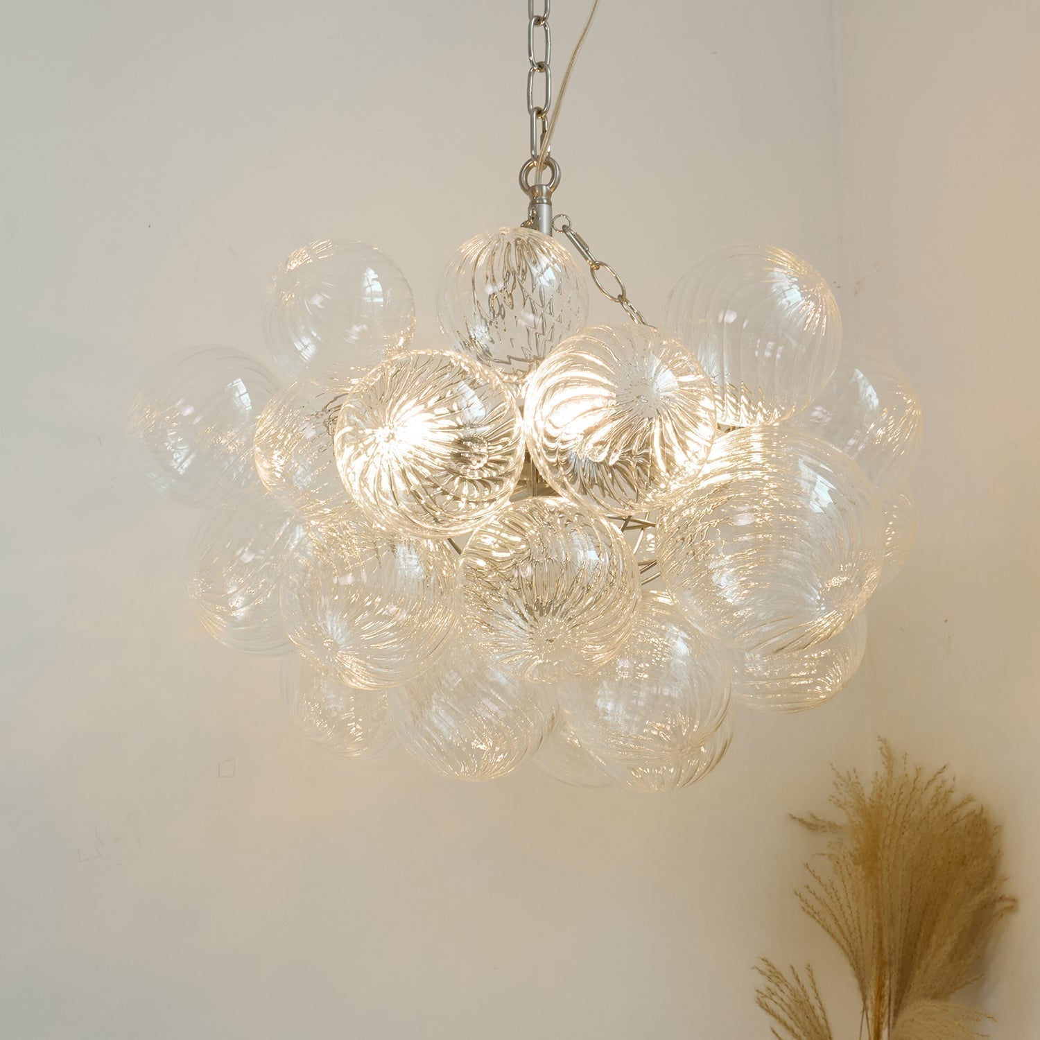 Talia Lustre Sphère en Verre Cascade