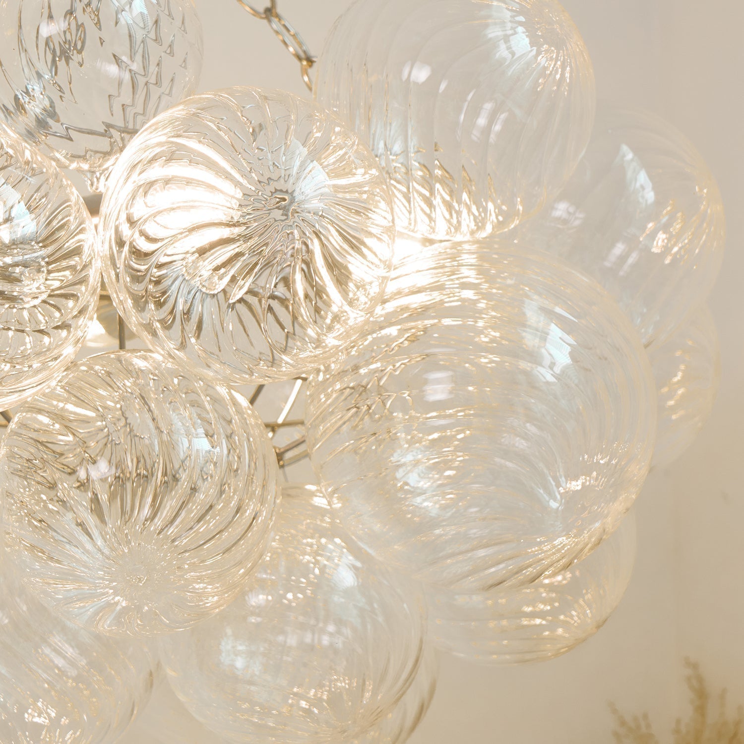 Talia Lustre Sphère en Verre Cascade