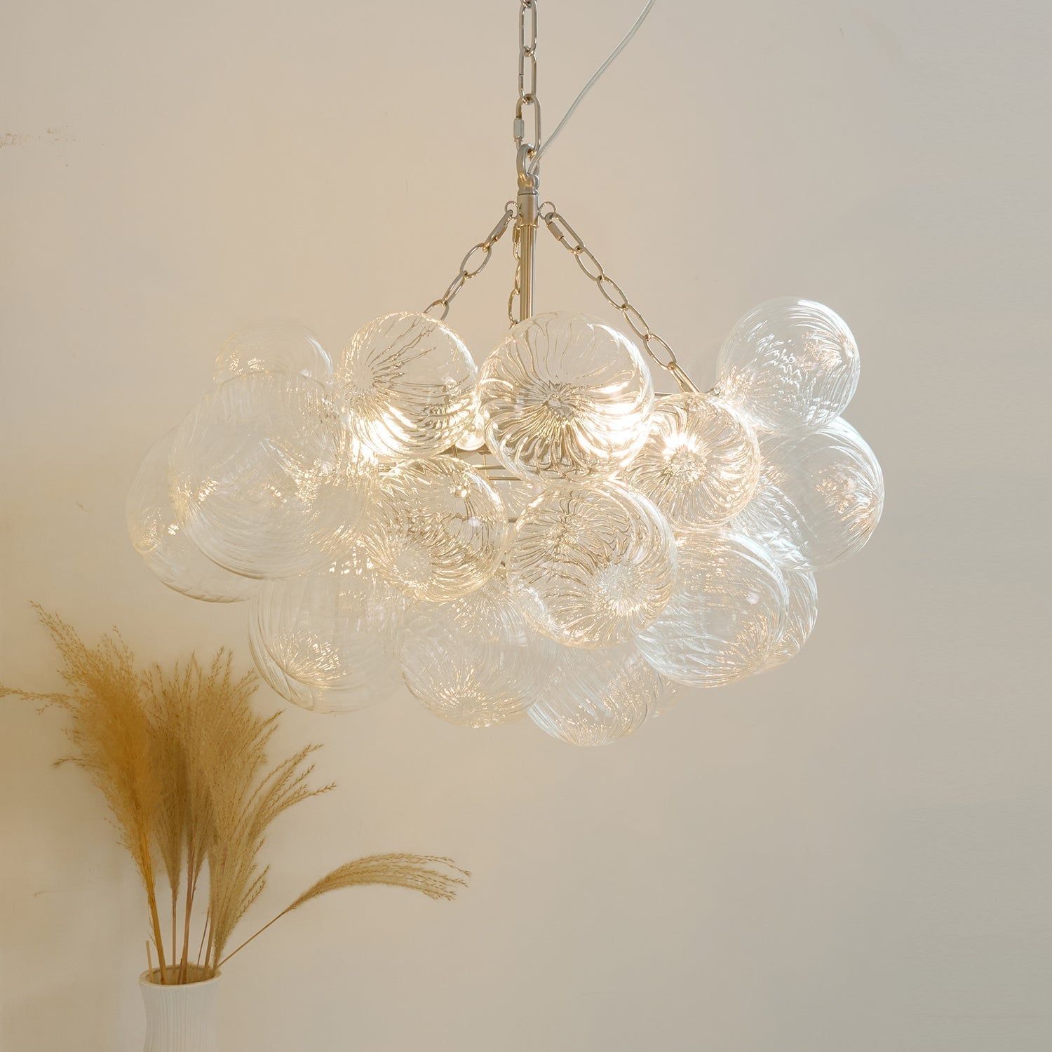 Talia Lustre Sphère en Verre Cascade