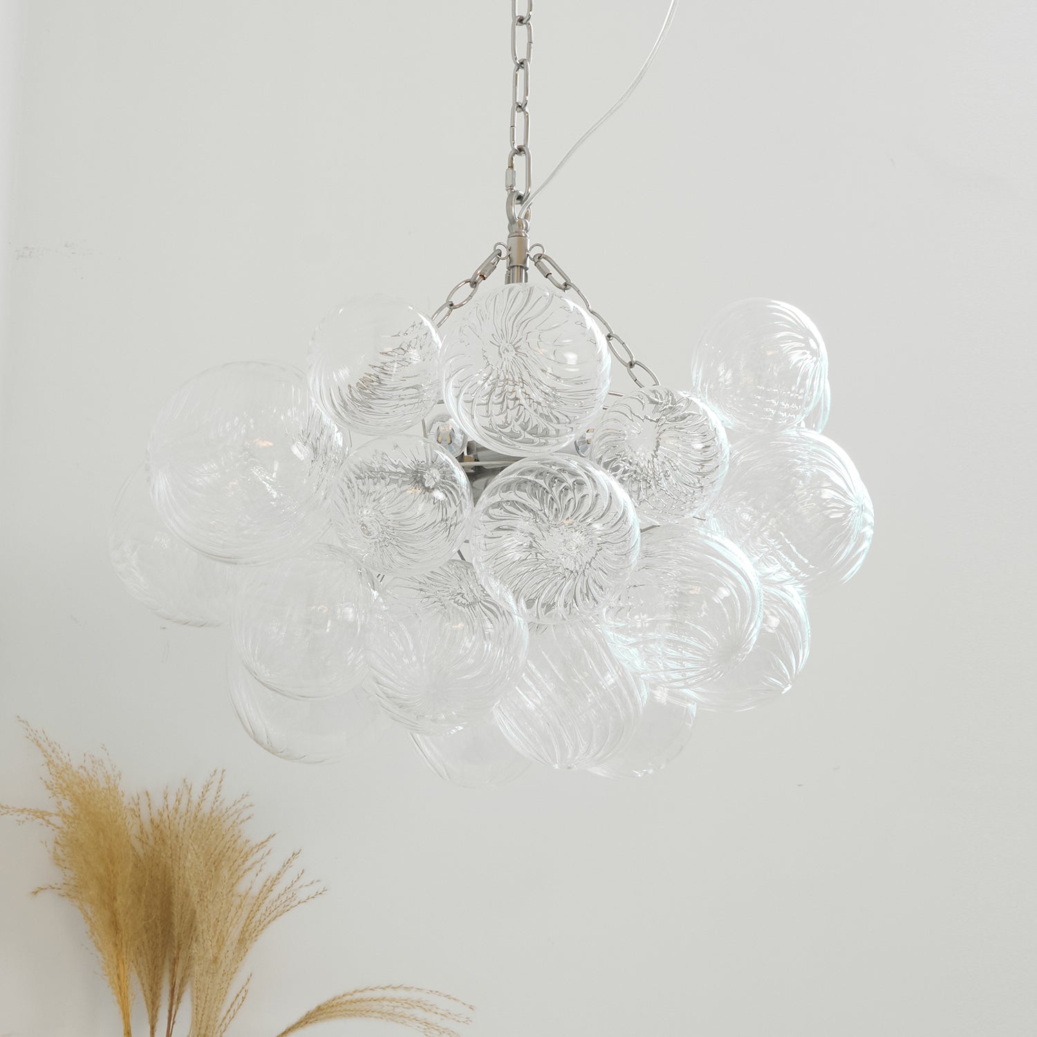 Talia Lustre Sphère en Verre Cascade