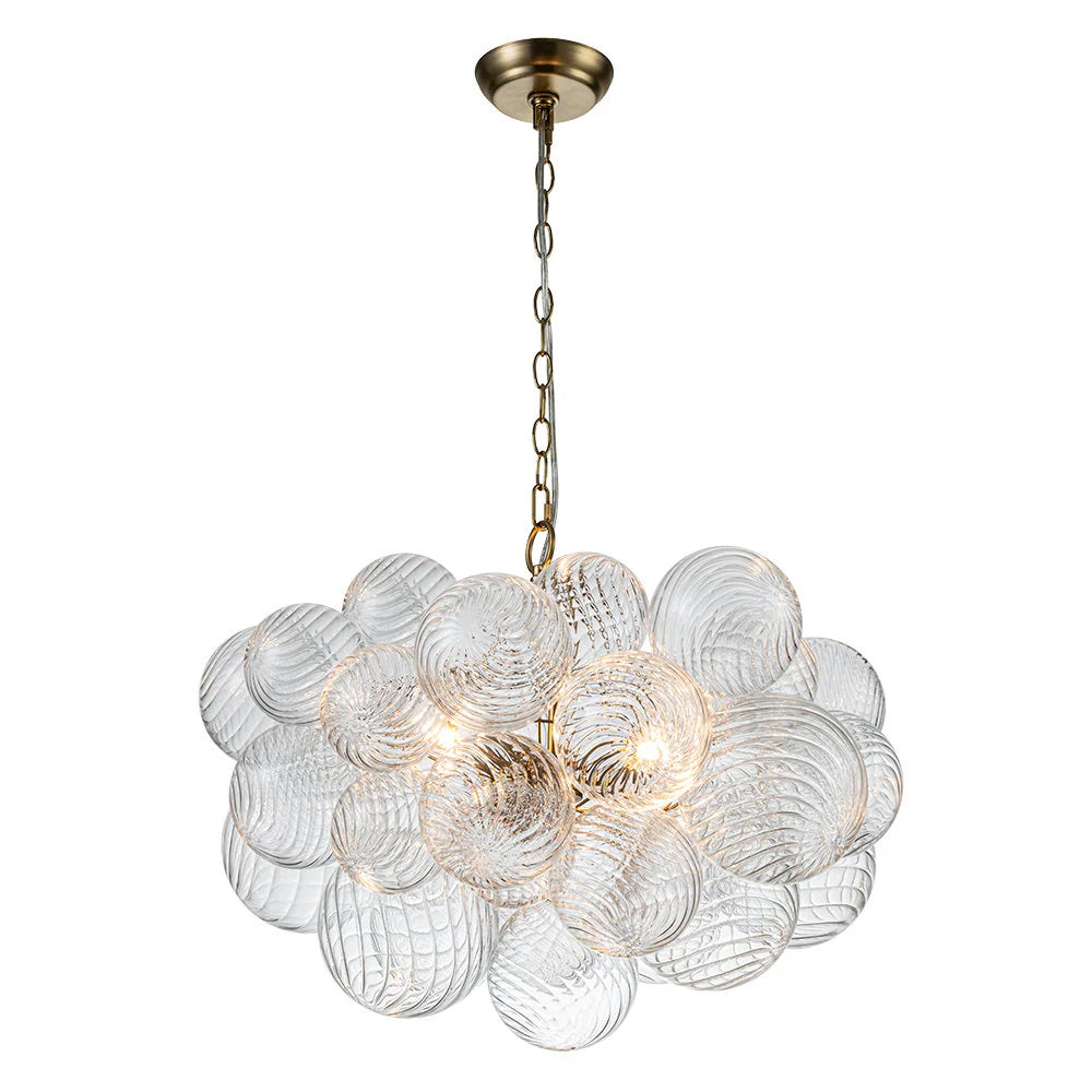 Talia Lustre Sphère en Verre Cascade