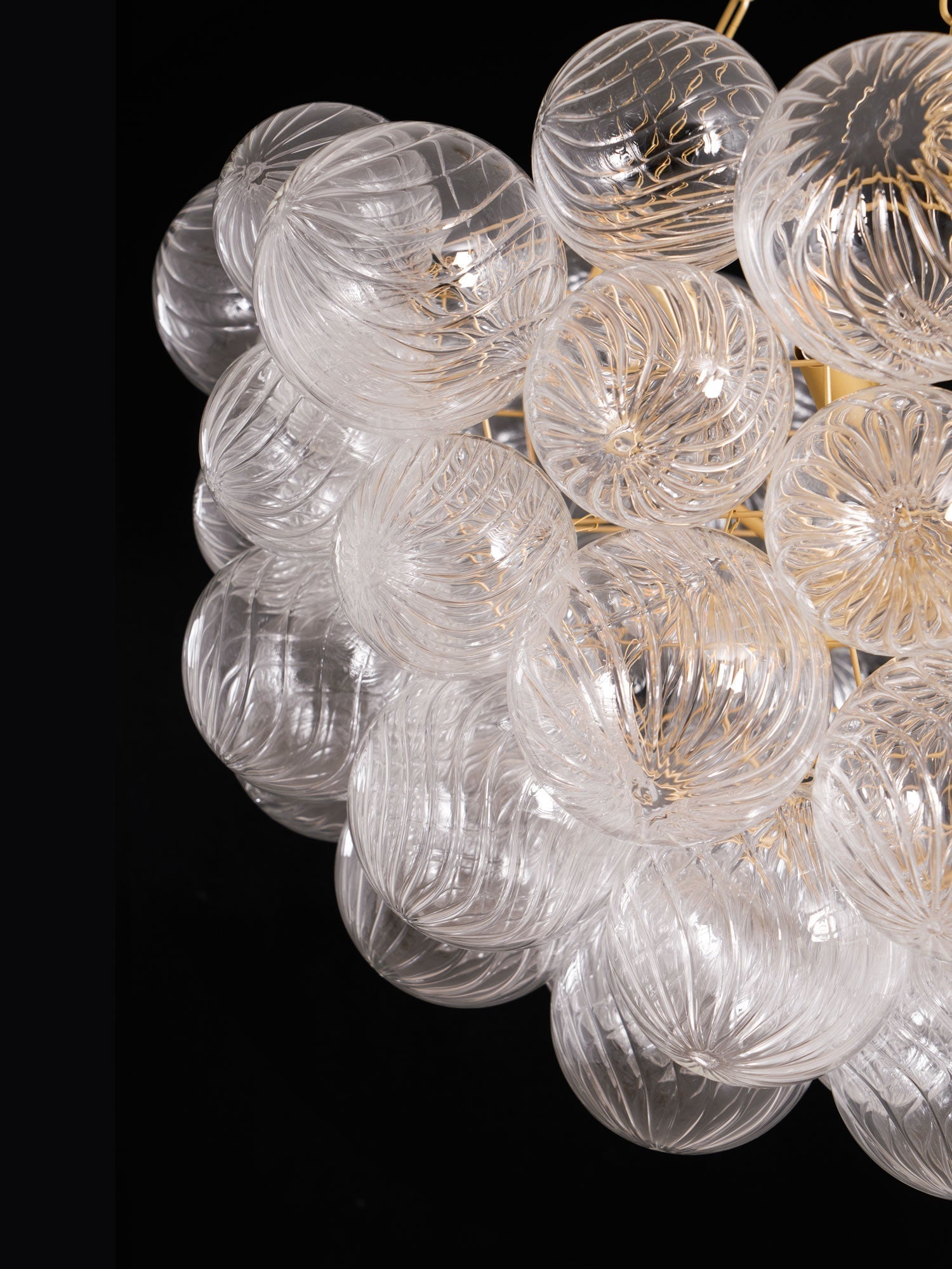 Talia Lustre Sphère en Verre Cascade