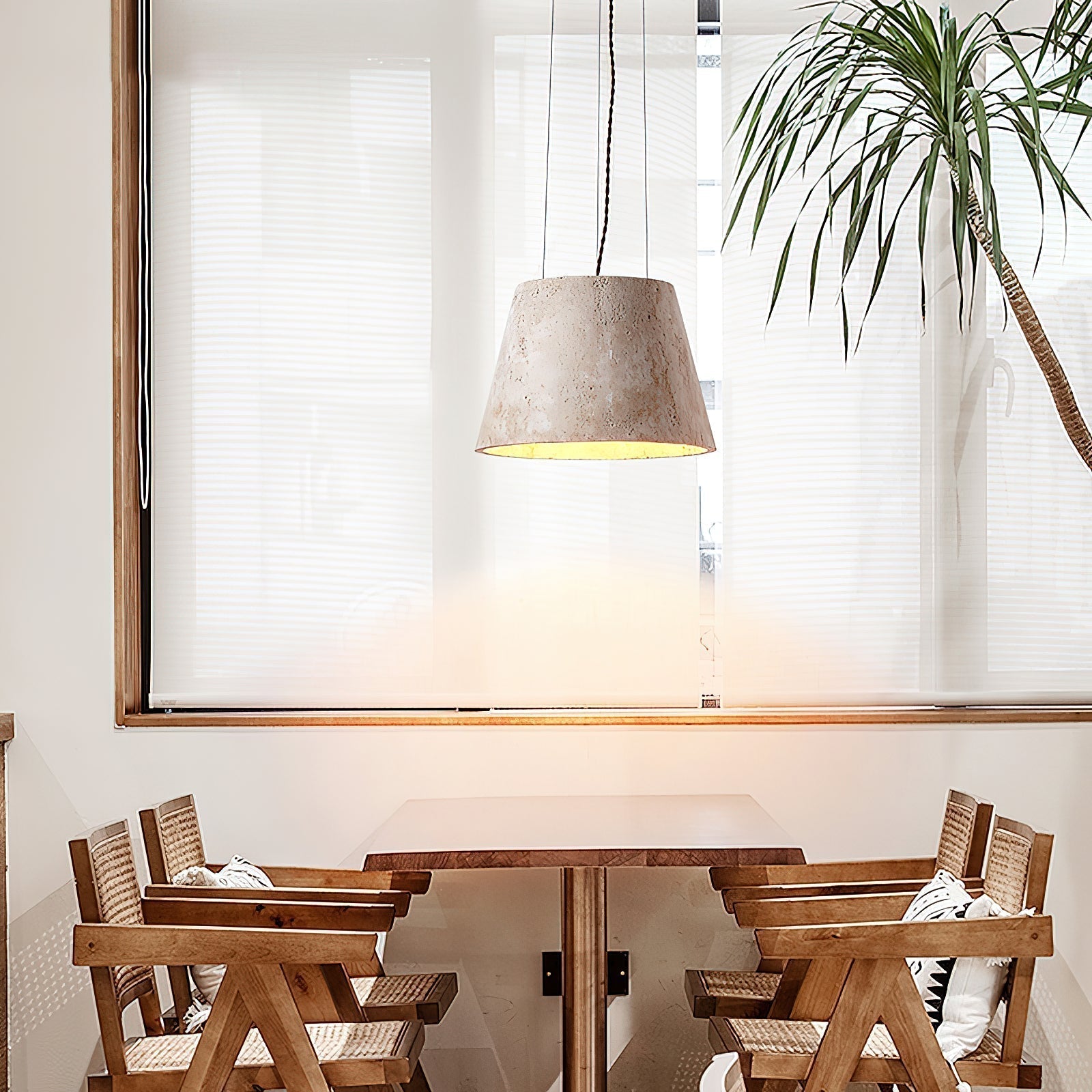 Ovelir Moderne Minimaliste Travertin Suspension