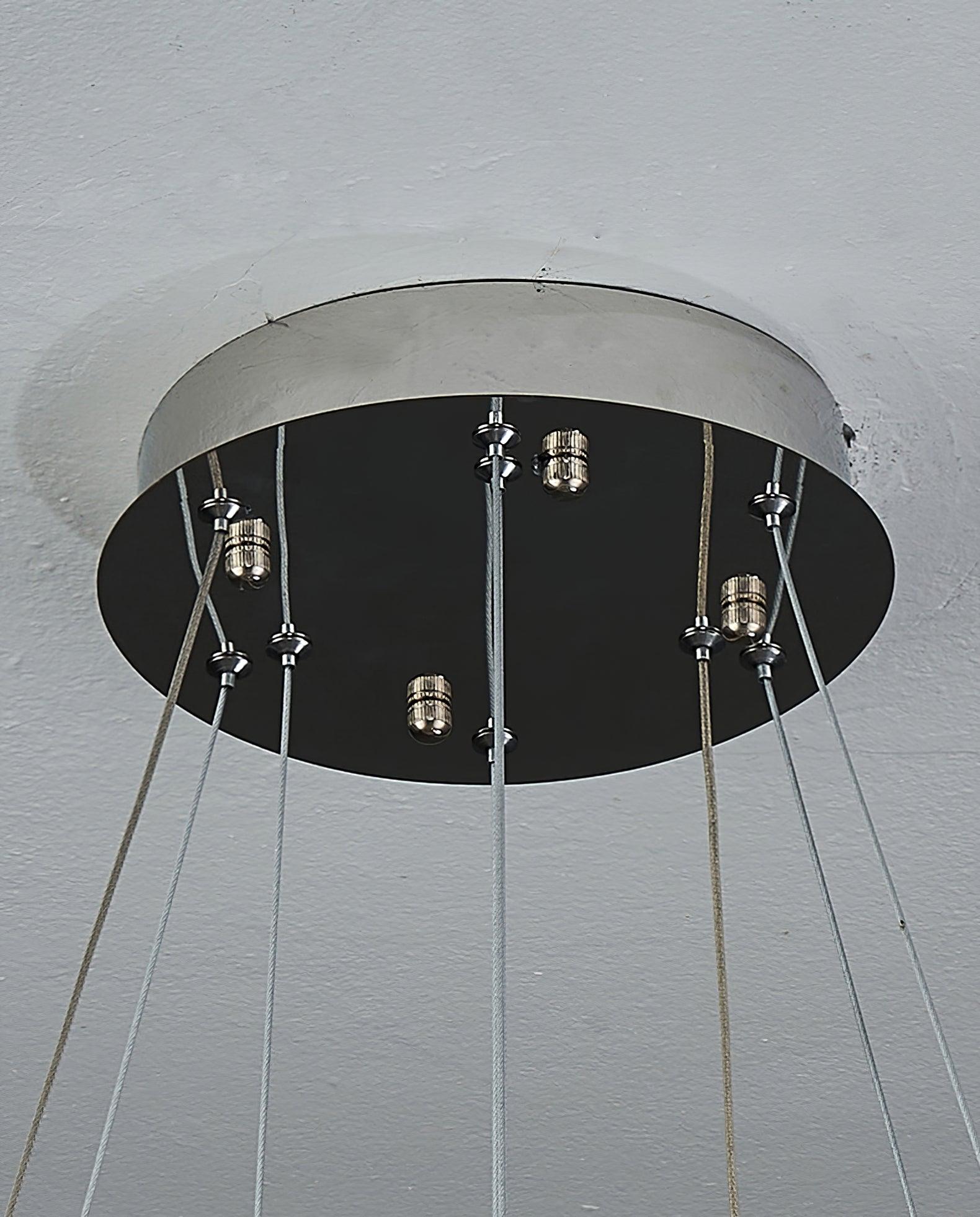 Lustra Lustre Géométrique Cristal LED Élégant