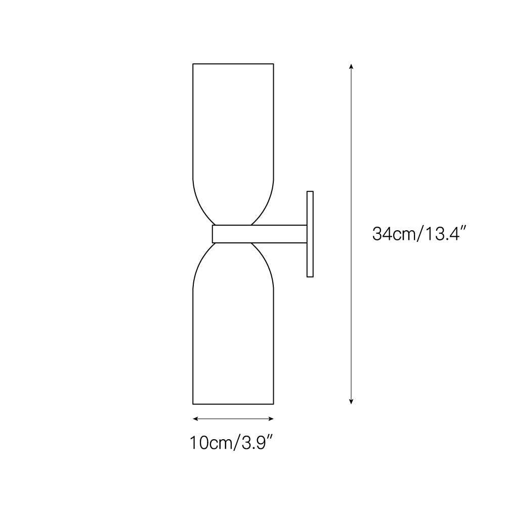 Mycarion Moderne Minimaliste Albâtre Applique Murale