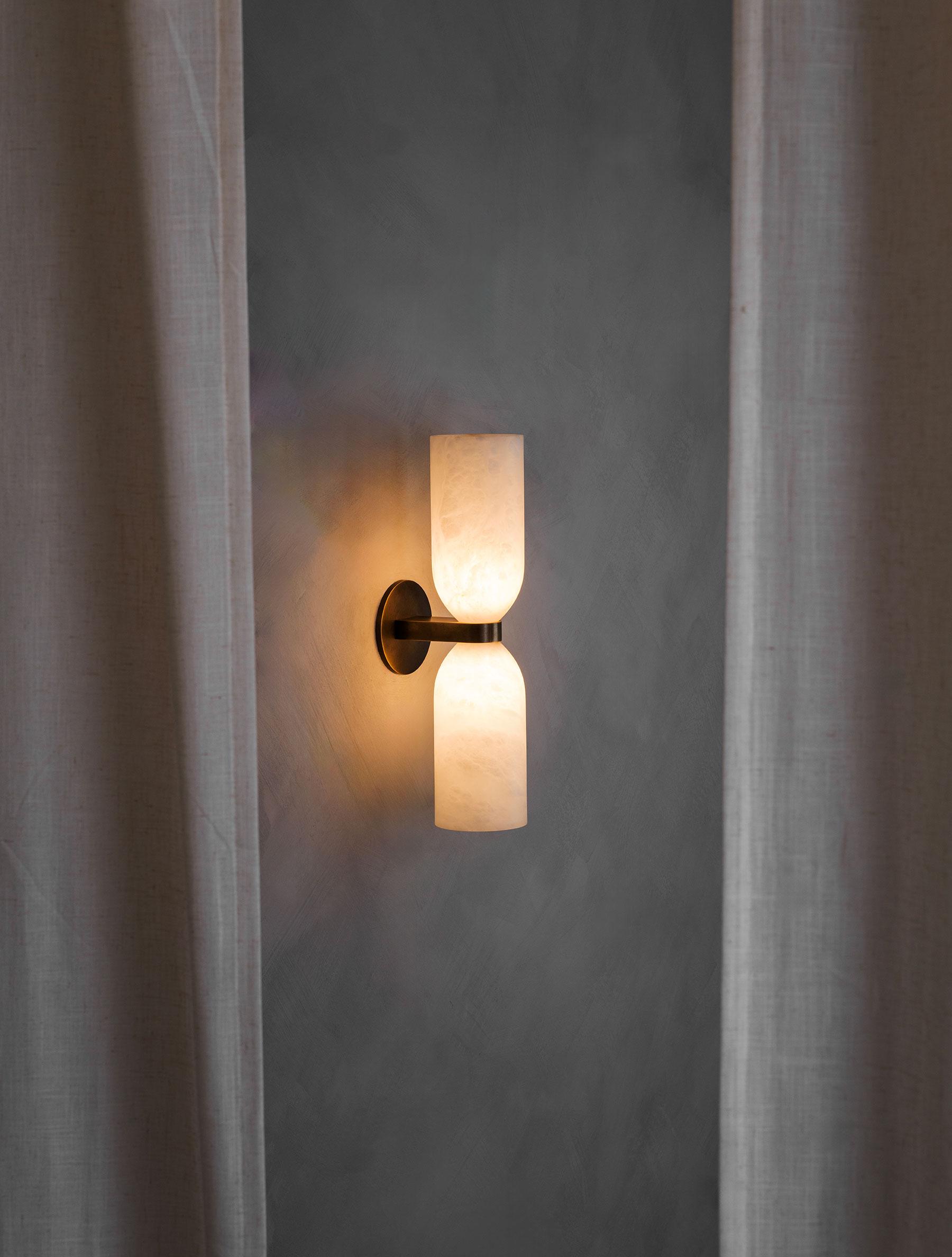 Mycarion Moderne Minimaliste Albâtre Applique Murale