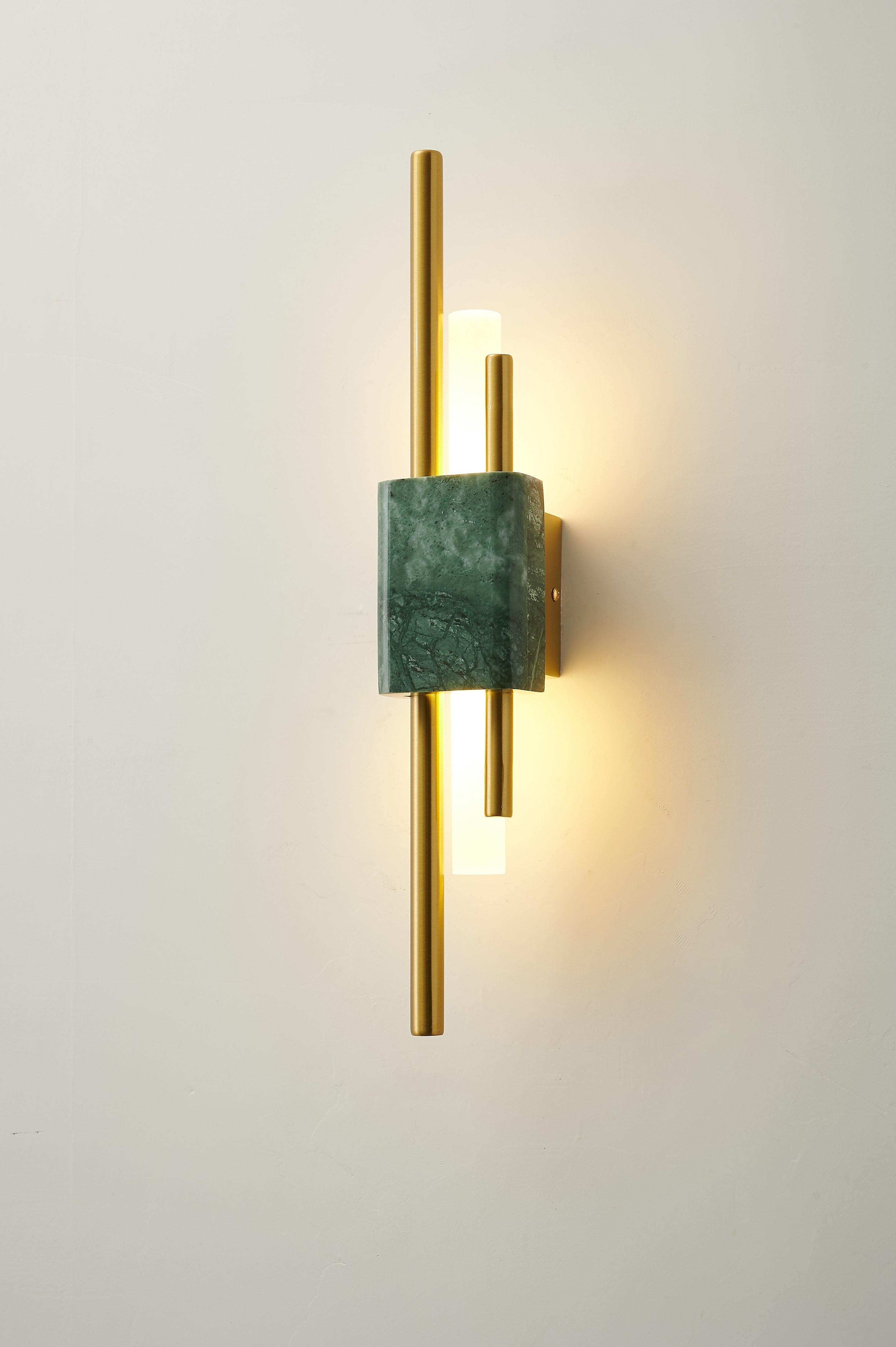 Trista Premium Nordic Art Plug In Marble Wall Light