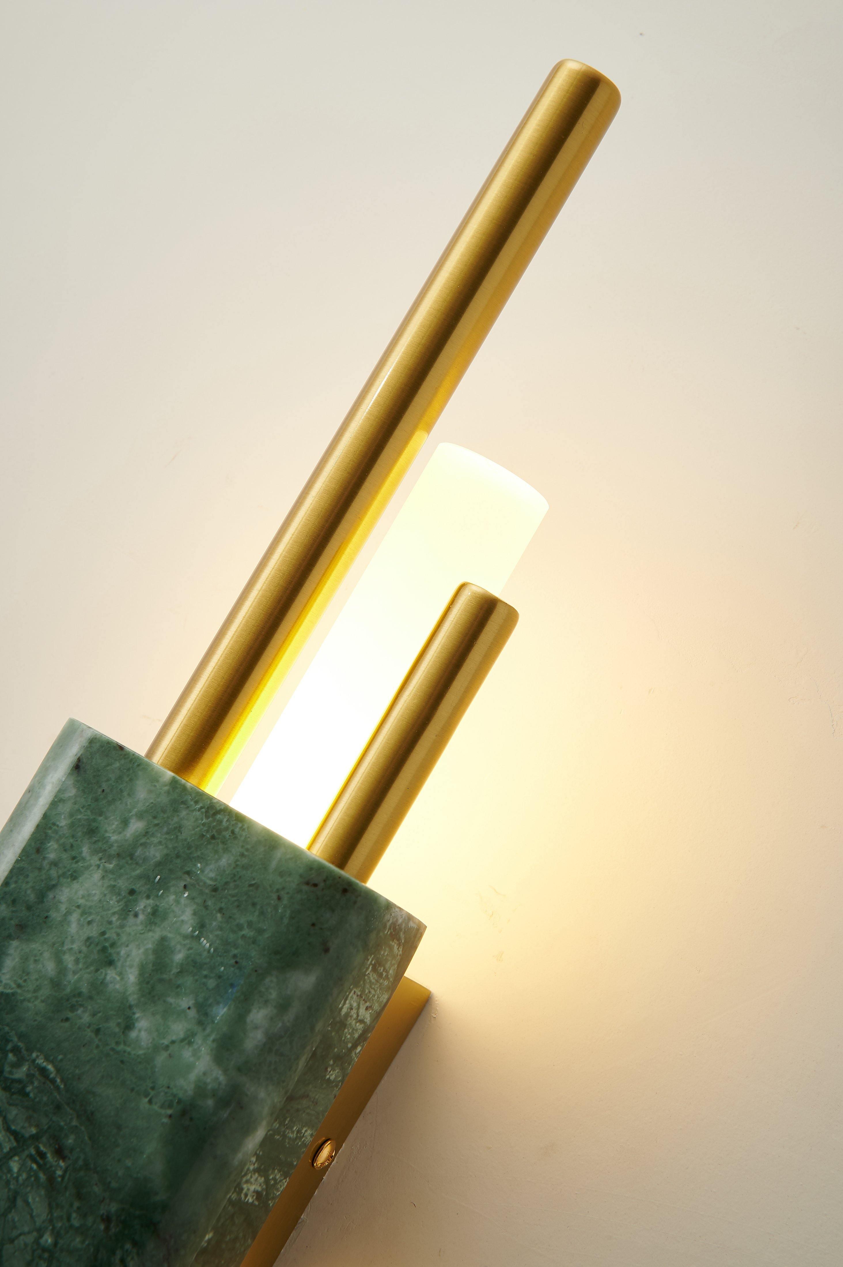 Trista Premium Nordic Art Plug In Marble Wall Light