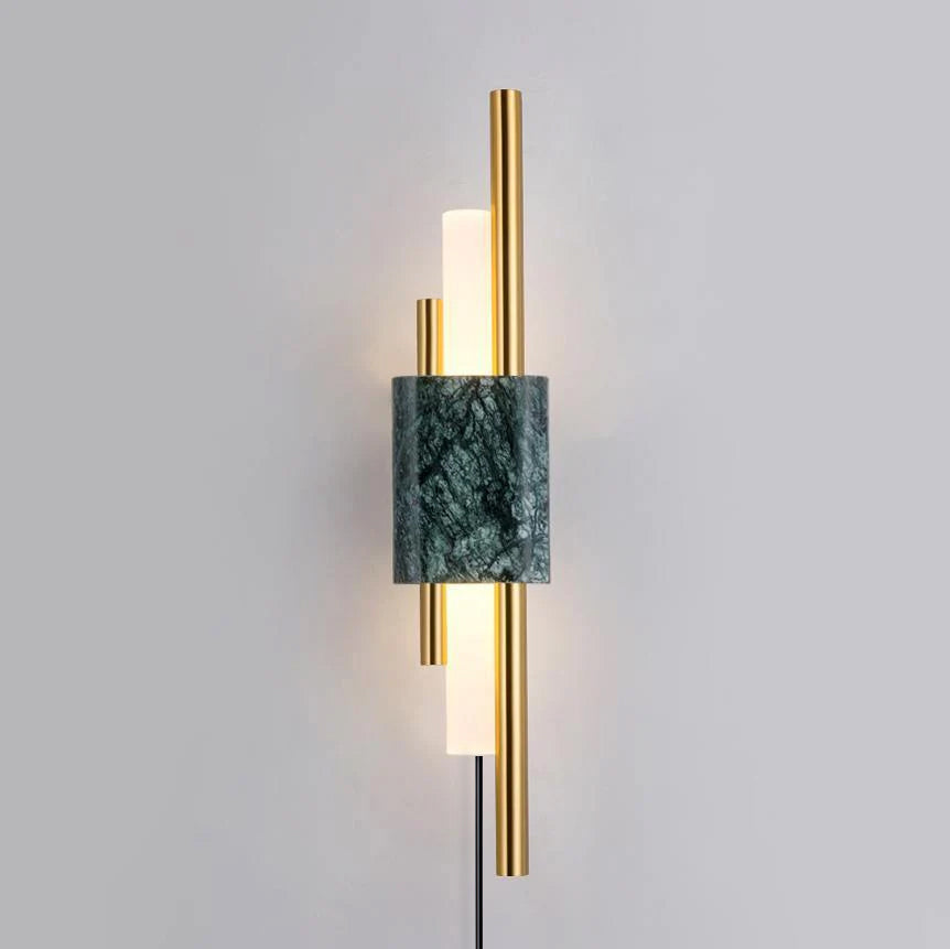 Trista Premium Nordic Art Plug In Marble Wall Light