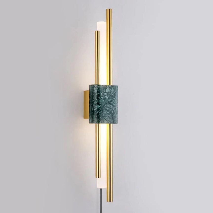 Trista Premium Nordic Art Plug In Marble Wall Light