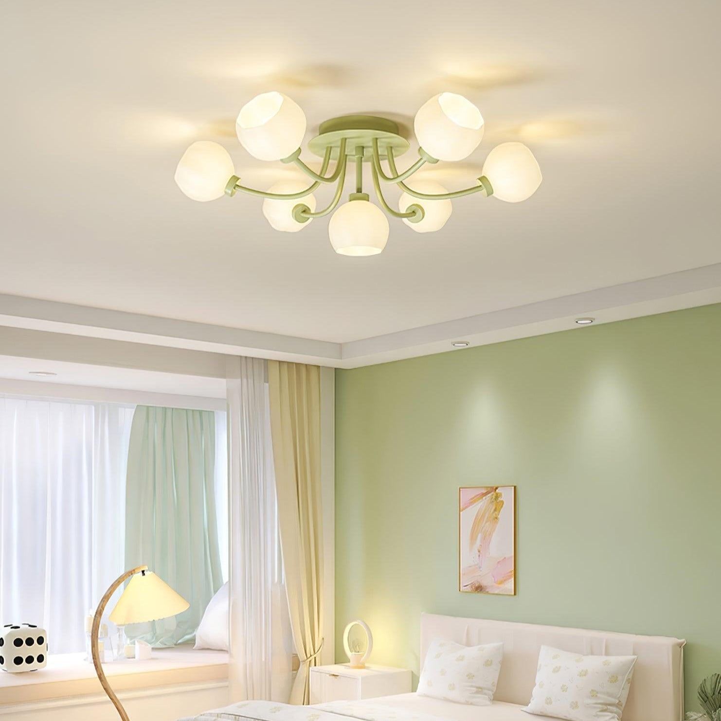 Florina Plafonnier Fleuri Luxueux
