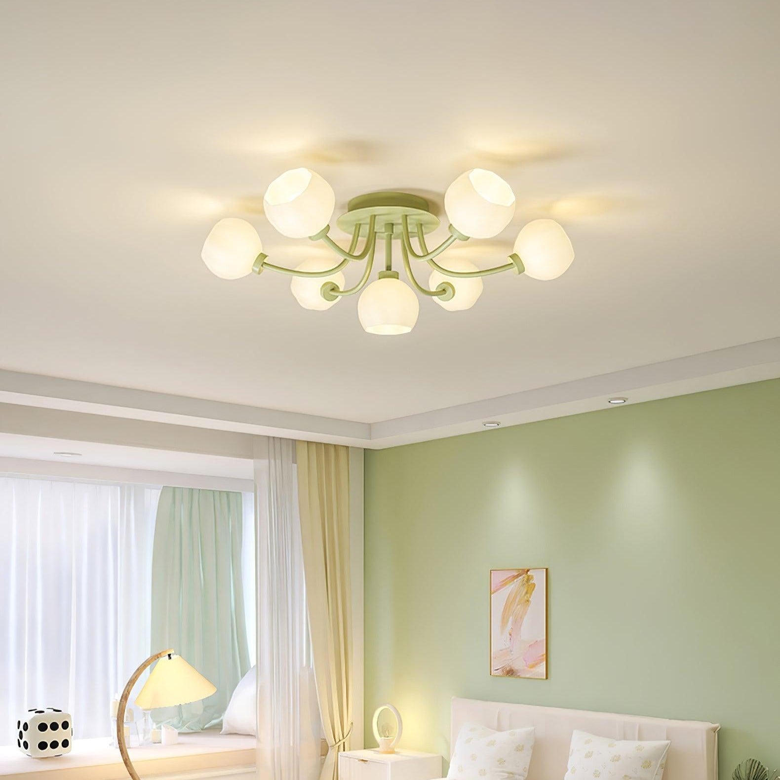 Florina Plafonnier Fleuri Luxueux