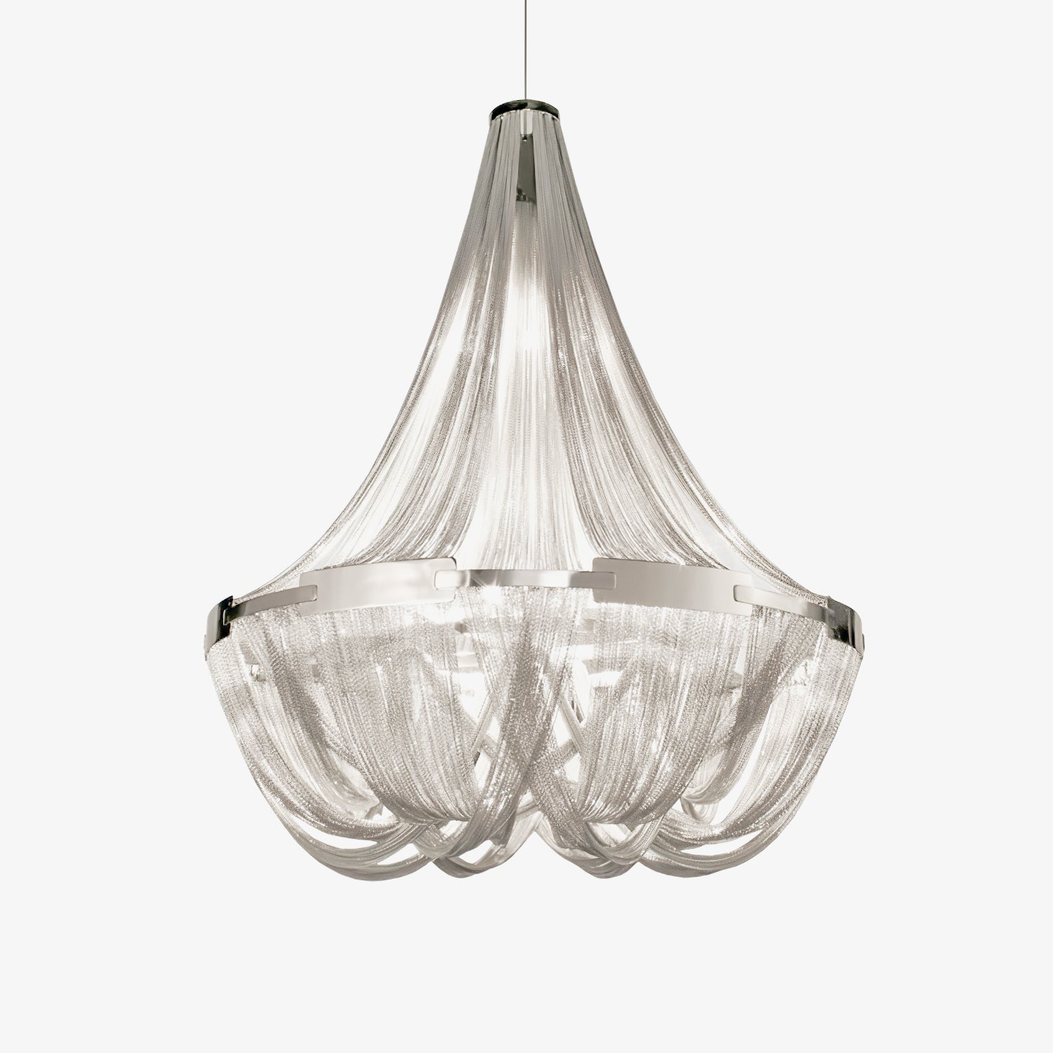 Solara Lustre Gland Chaîne en Aluminium