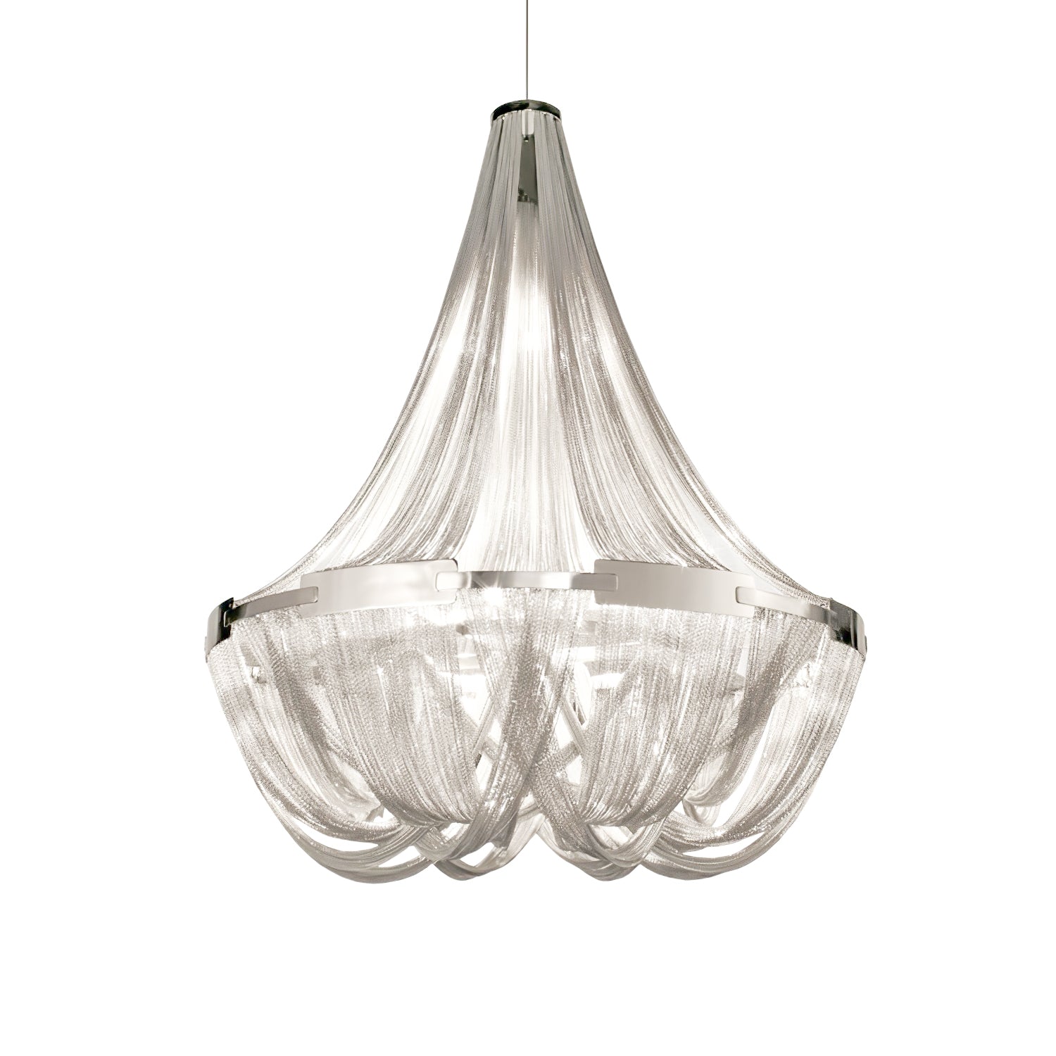 Solara Lustre Gland Chaîne en Aluminium