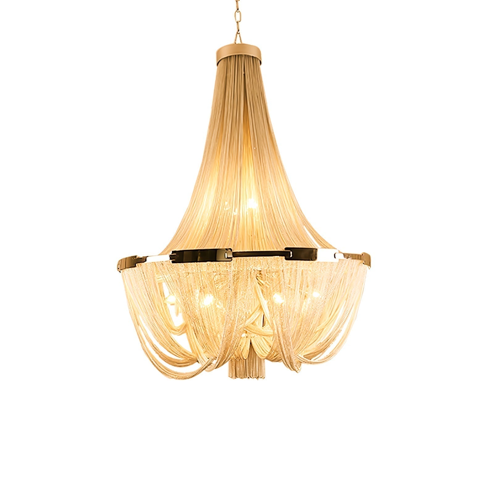 Solara Lustre Gland Chaîne en Aluminium