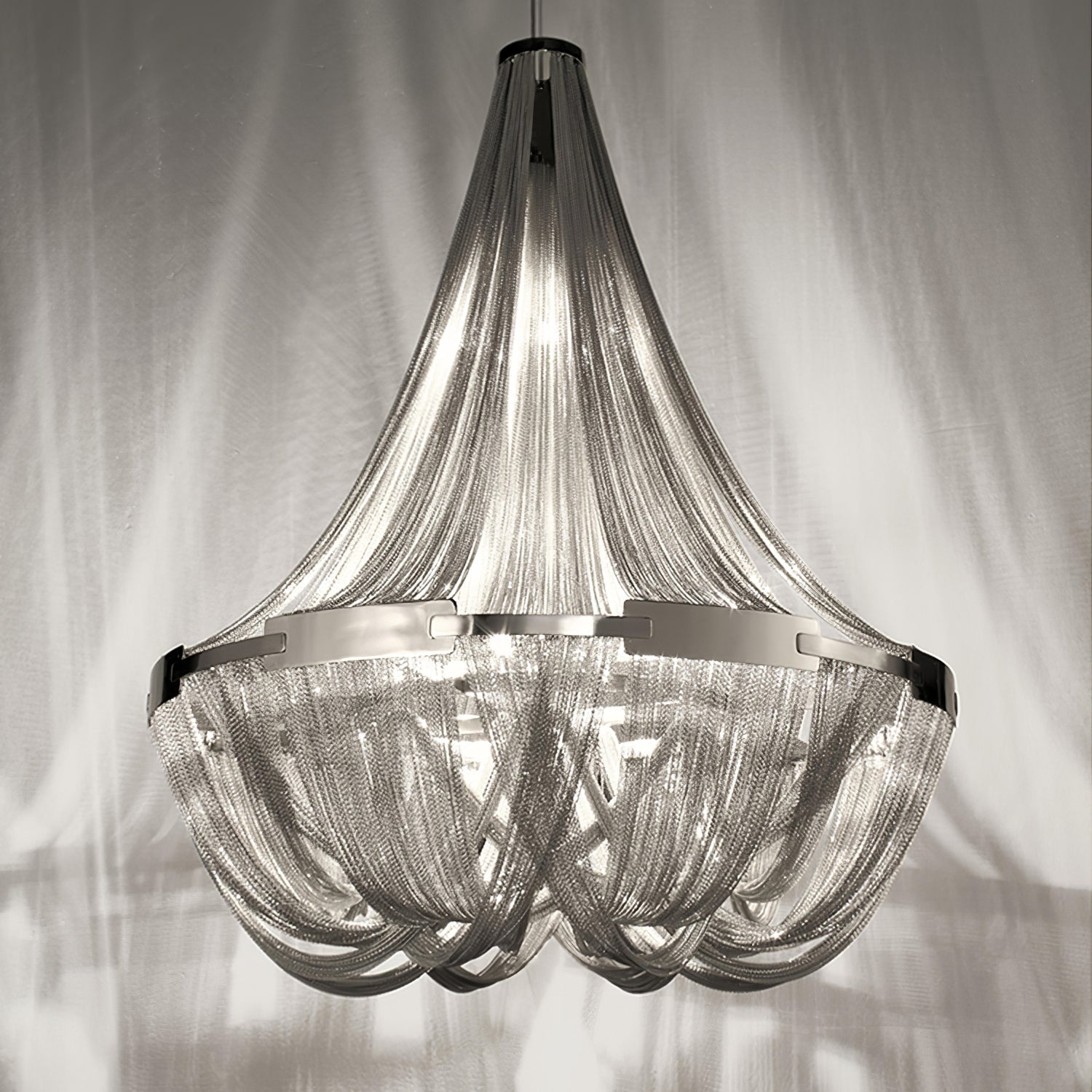 Solara Lustre Gland Chaîne en Aluminium