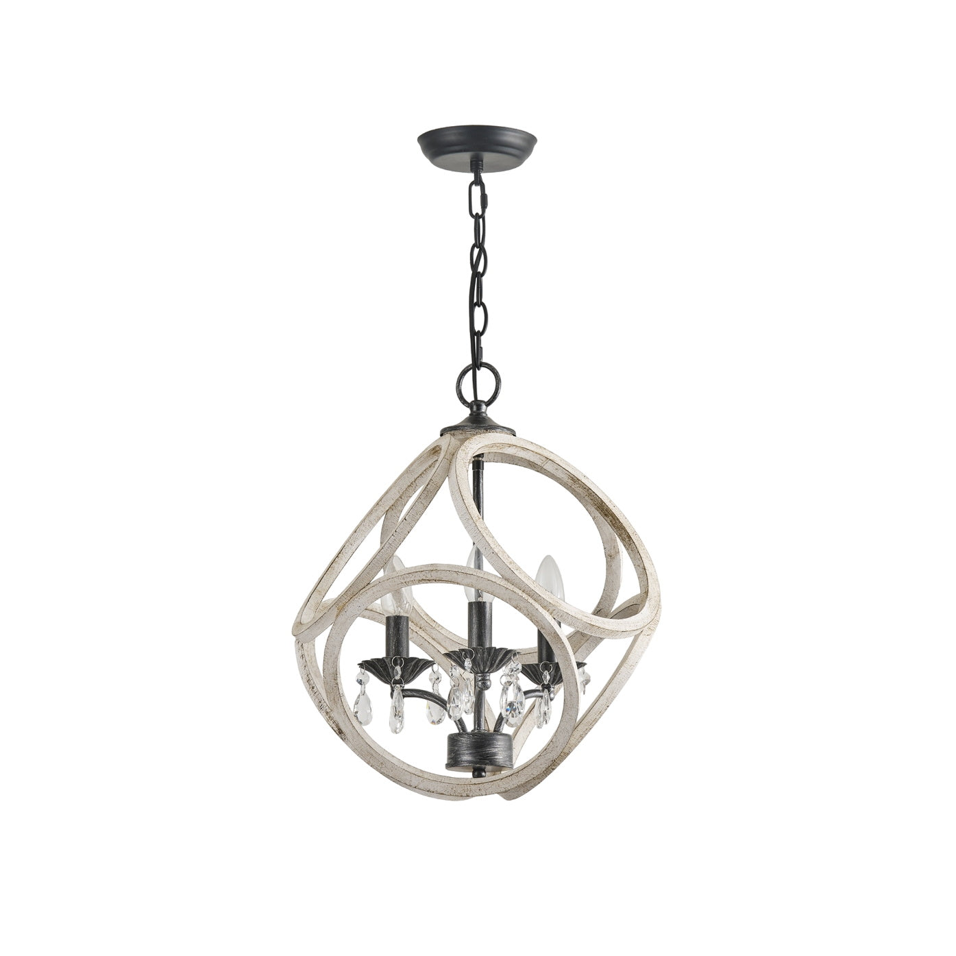 Viraearae Prime Nordique Cristal Bois Suspension
