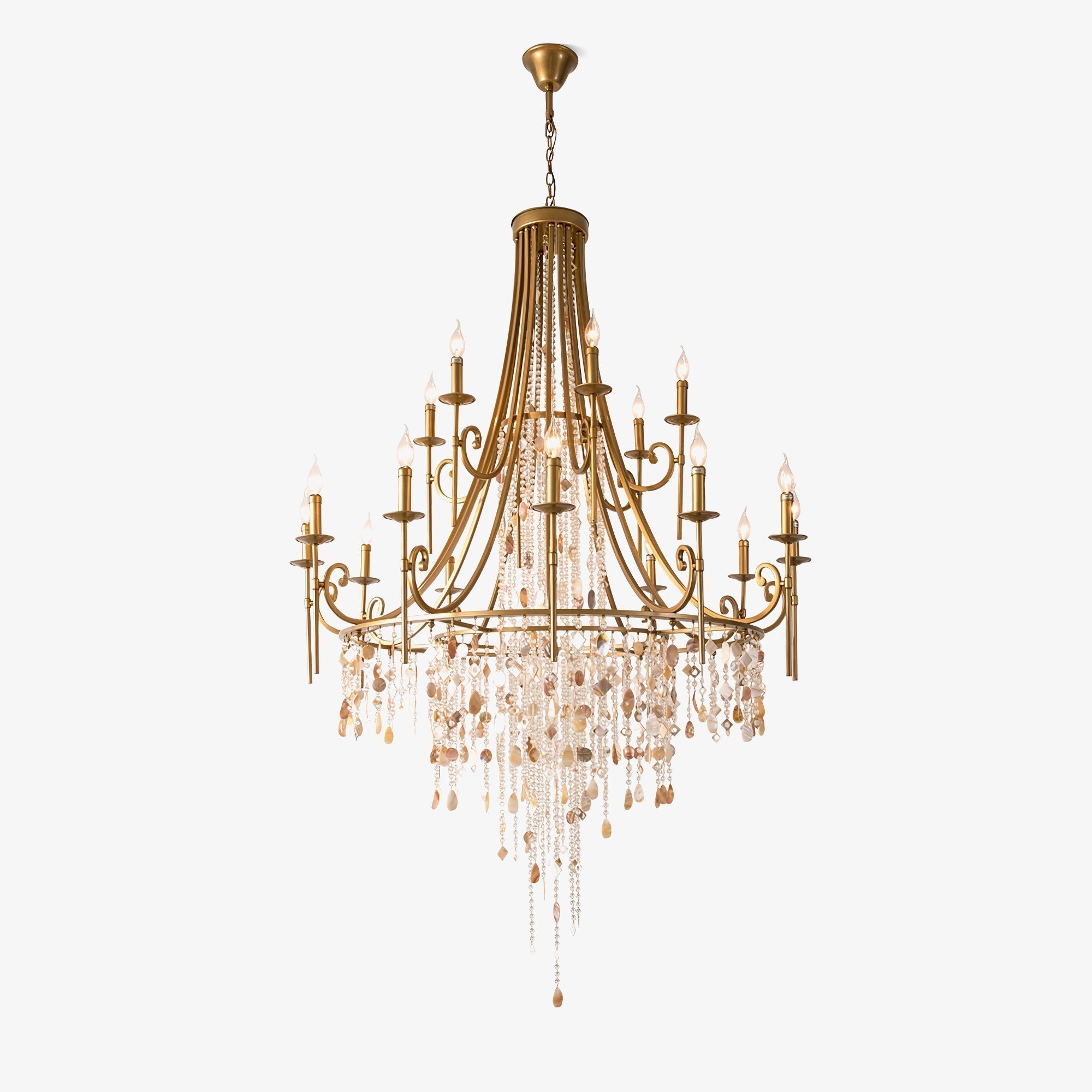 Errina Lustre Postmoderne Luxe Coquille Cristal