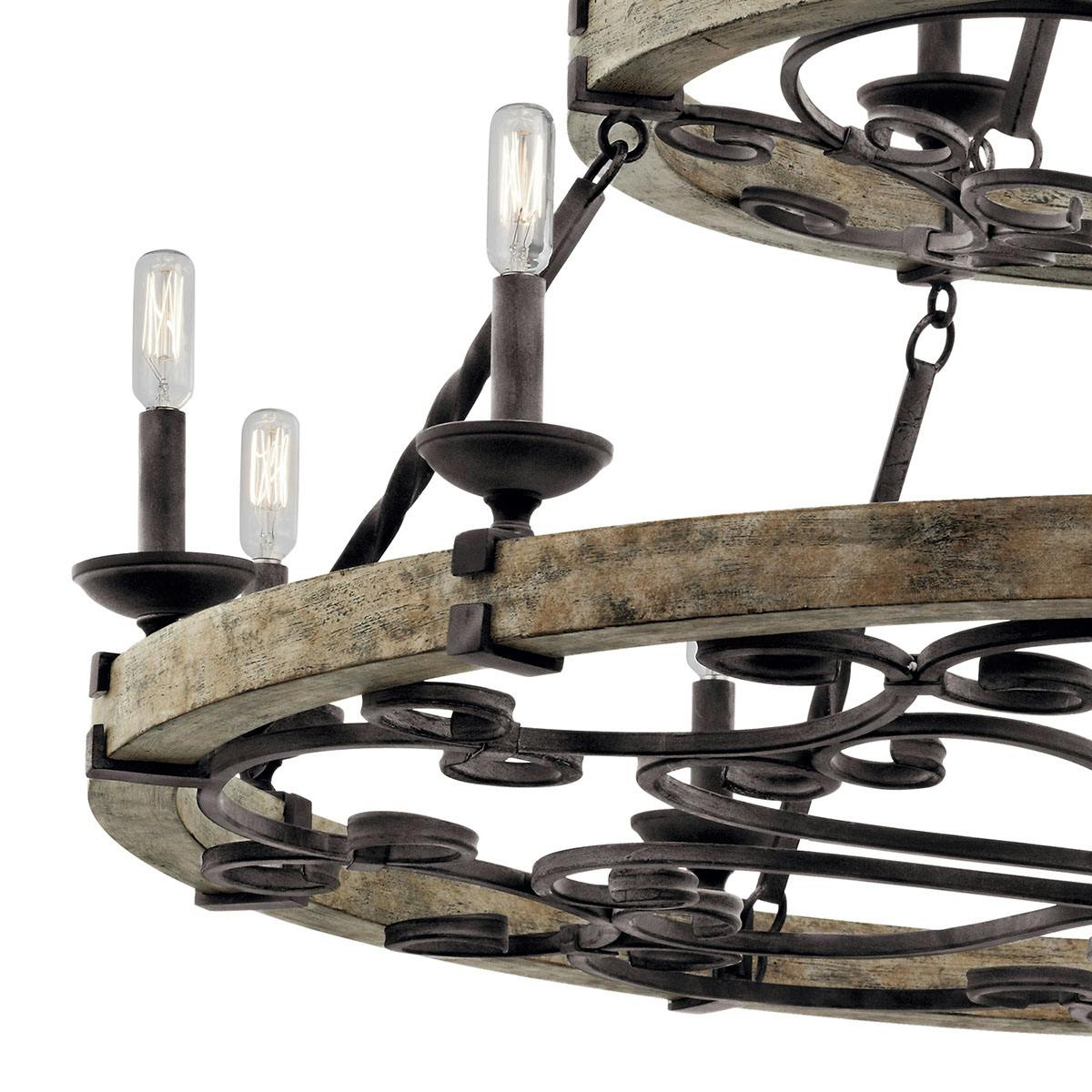 Evtalen Ancien Industriel Bois Métal Lustre