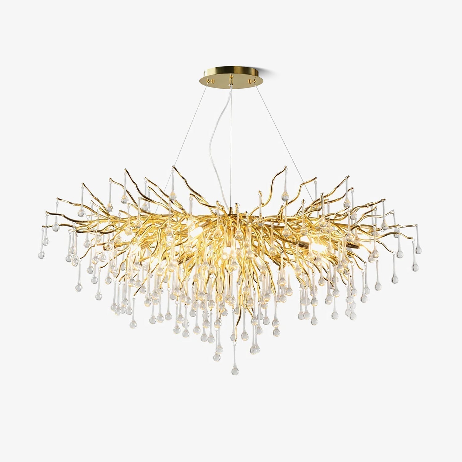 Eurrinis Lustre Cristal Postmoderne Luxueux