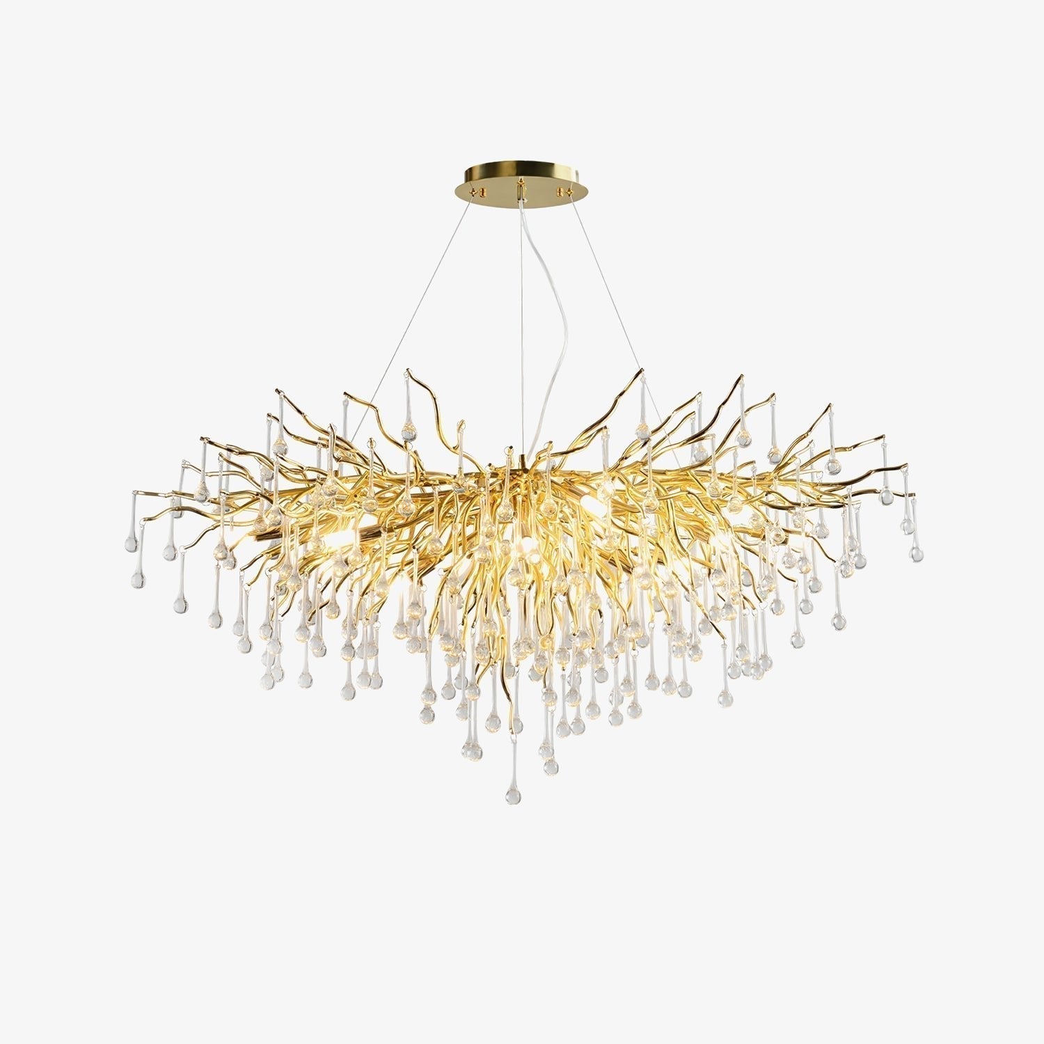 Eurrinis Lustre Cristal Postmoderne Luxueux